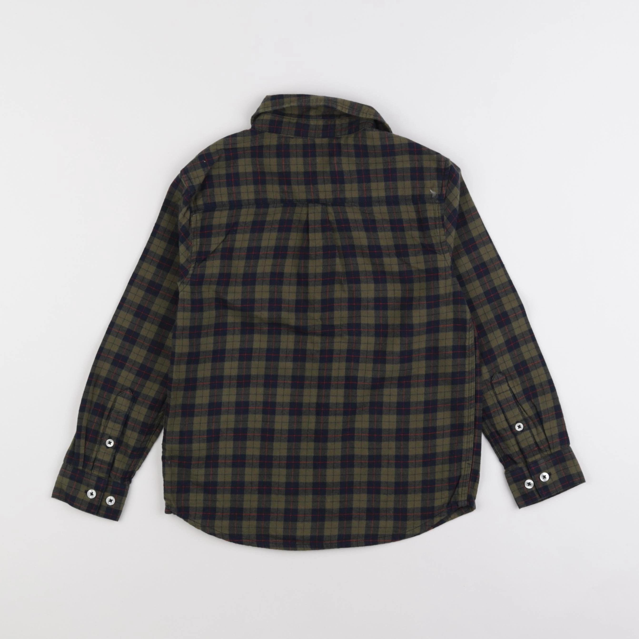 Monoprix - chemise bleu, vert - 6 ans