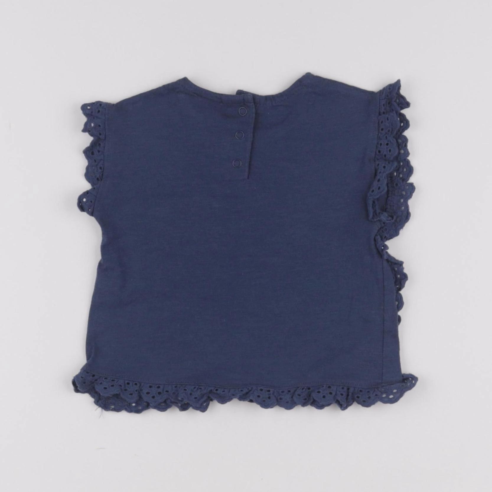 Tape à l'oeil - tee-shirt bleu - 6 mois