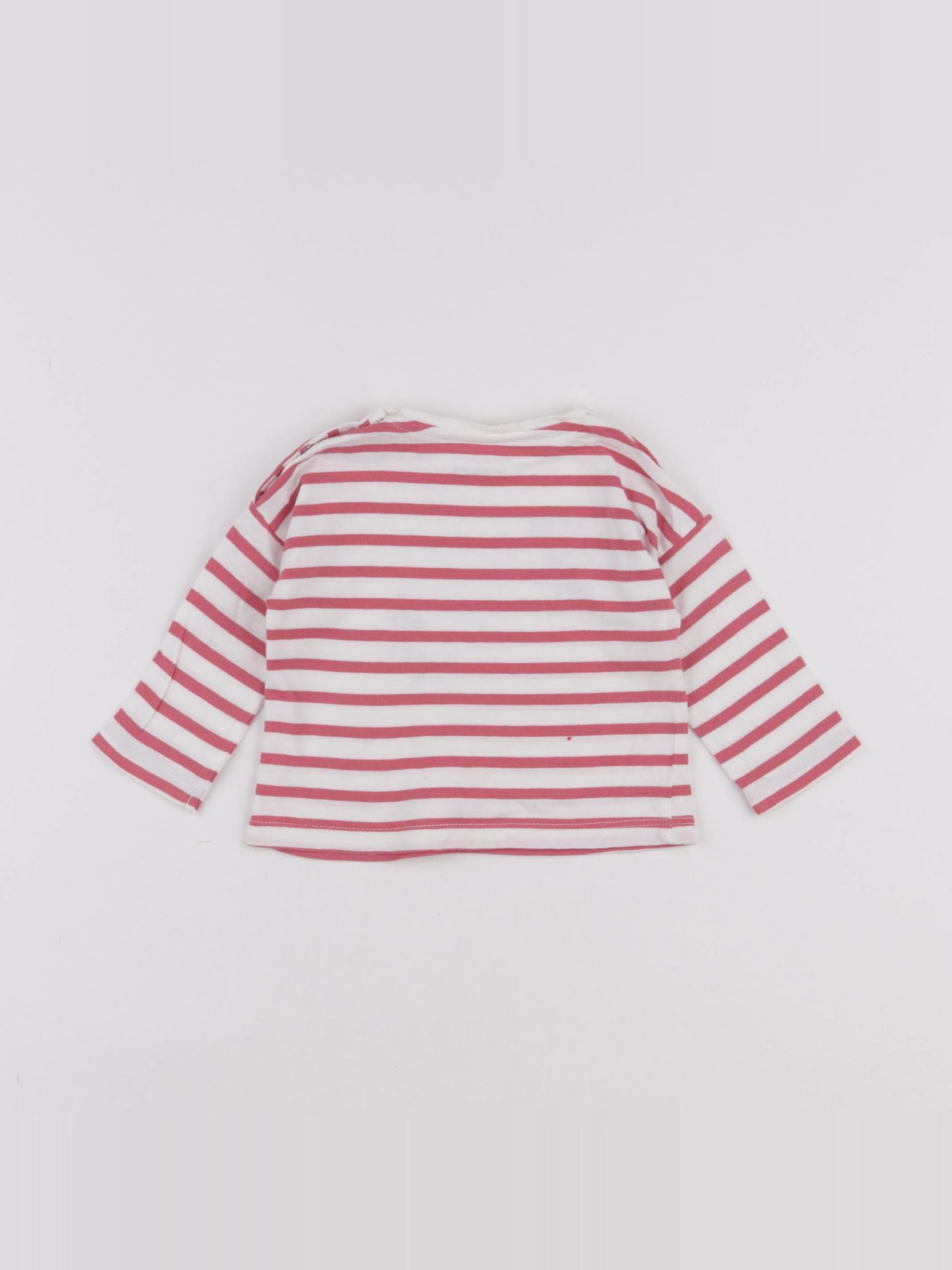 Tape à l'oeil - tee-shirt rose - 3 mois