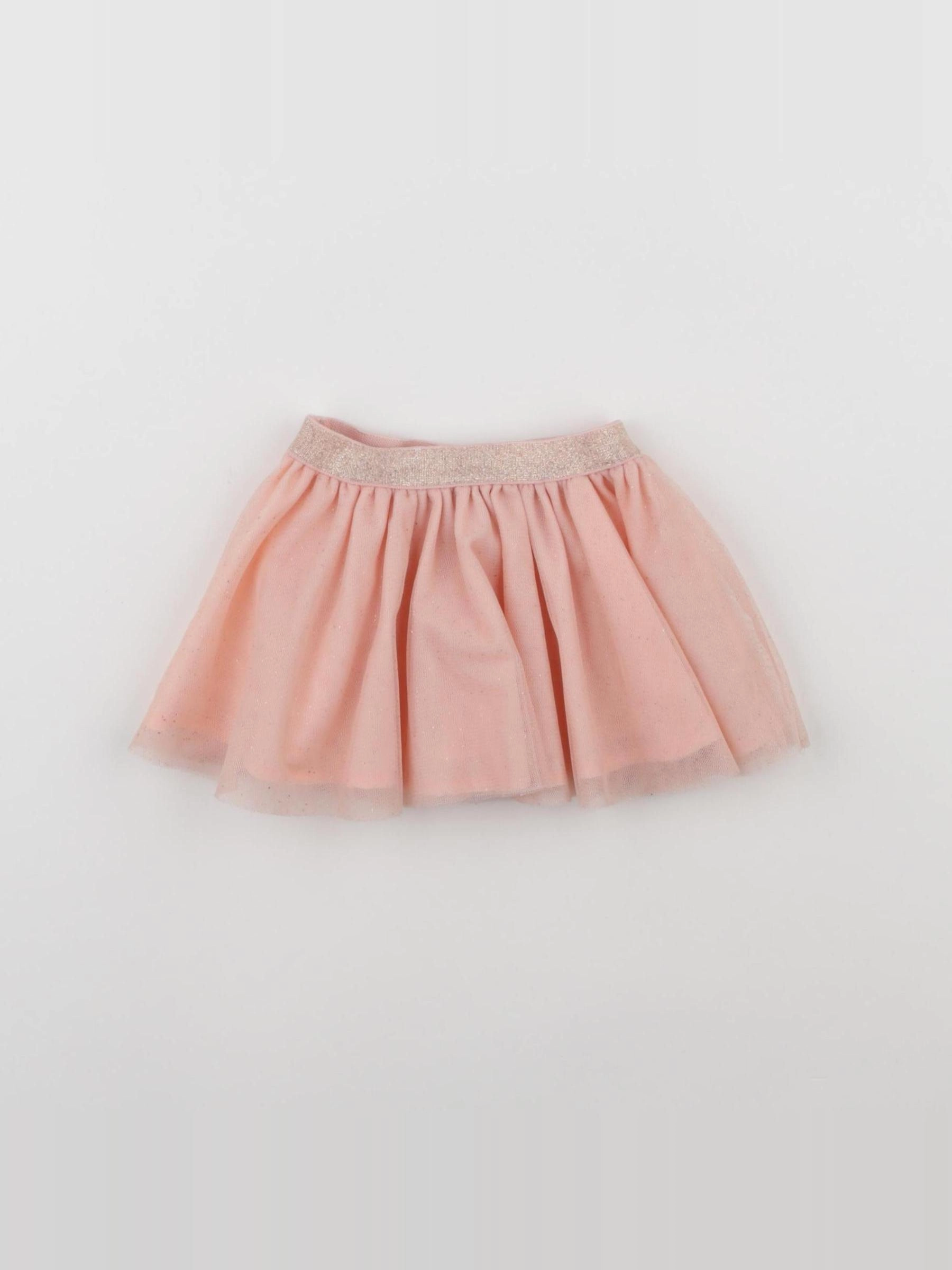 Tape à l'oeil - jupe rose, or - 3 mois
