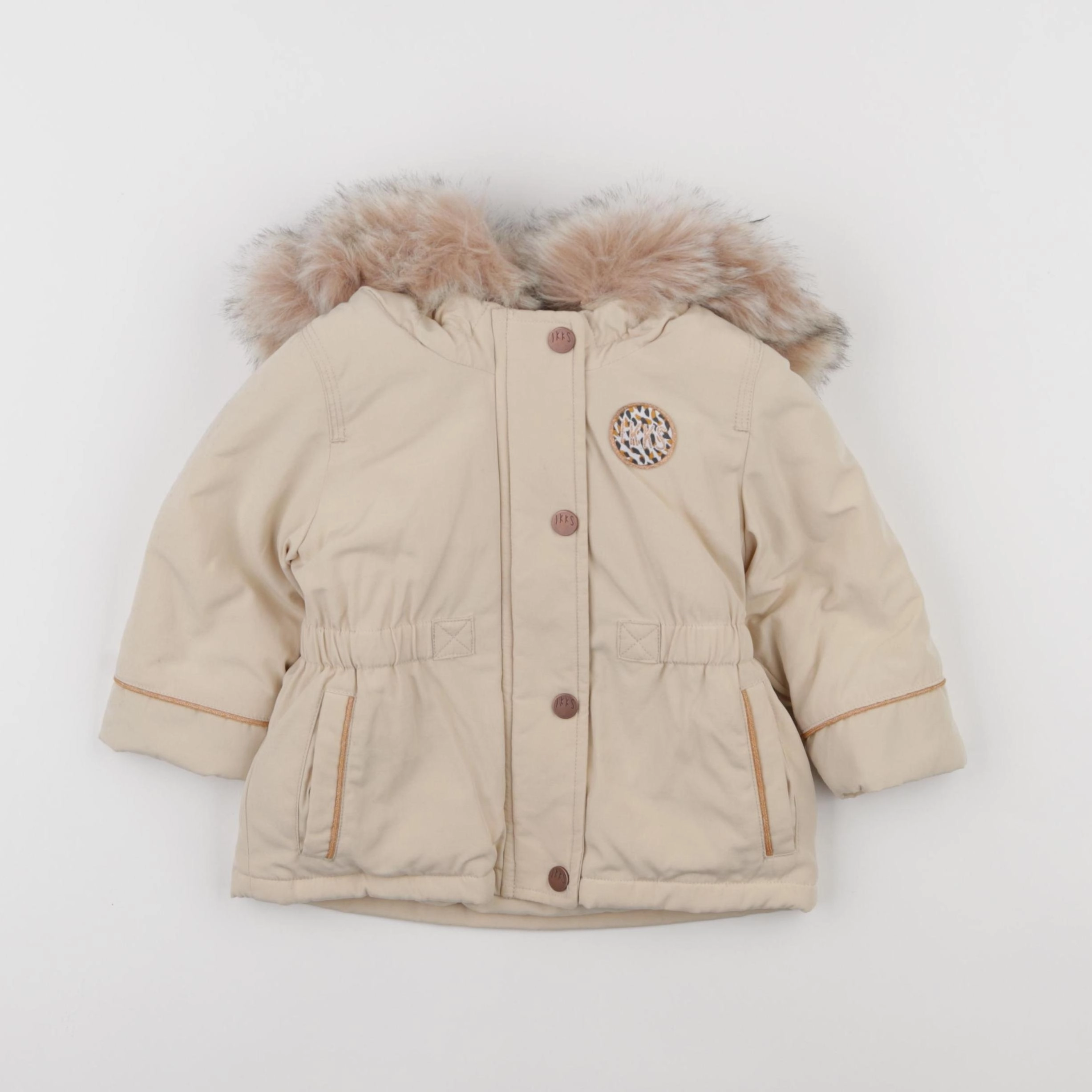 IKKS - doudoune beige - 12 mois