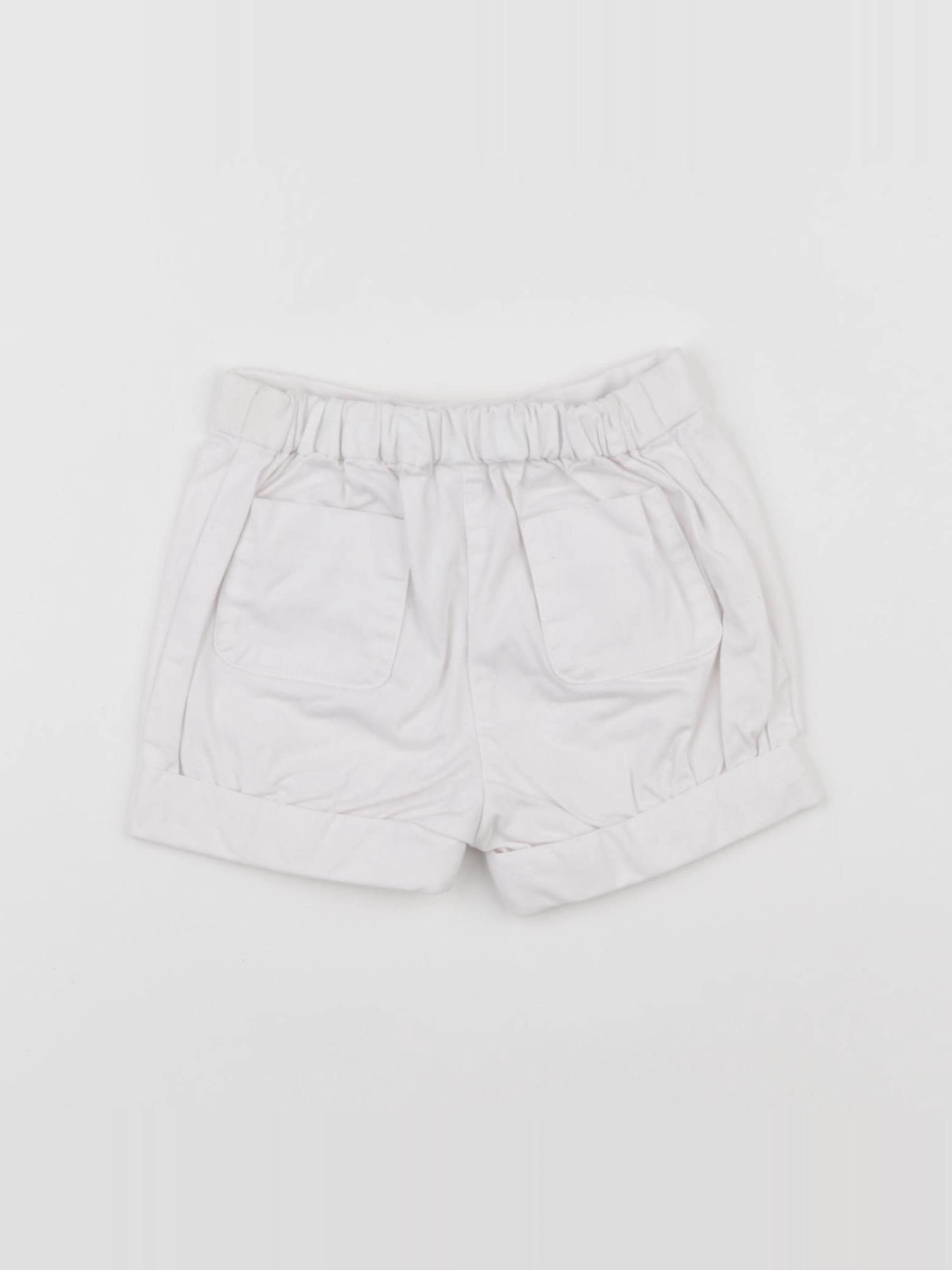 Jacadi - short blanc - 6 mois