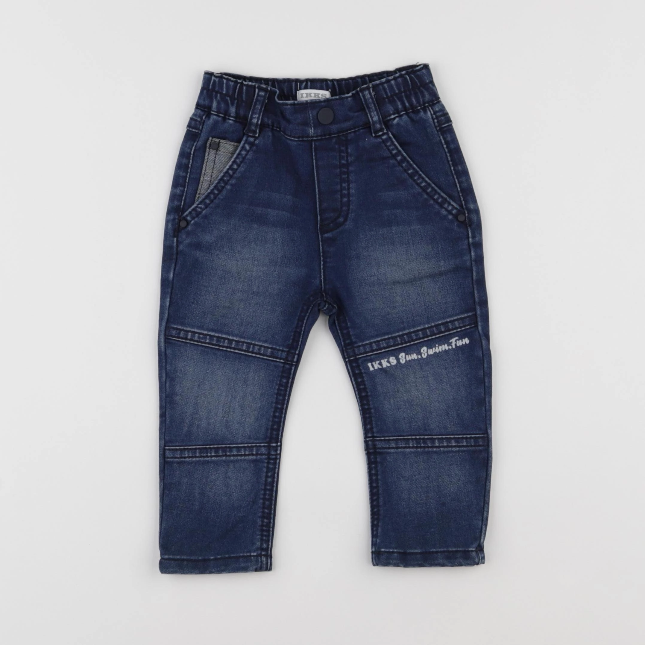 IKKS - jegging bleu - 12 mois