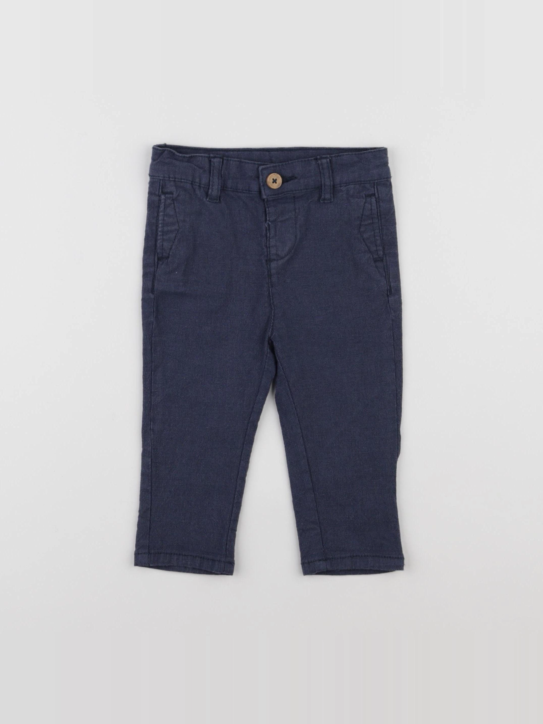 Tape à l'oeil - pantalon bleu - 9 mois