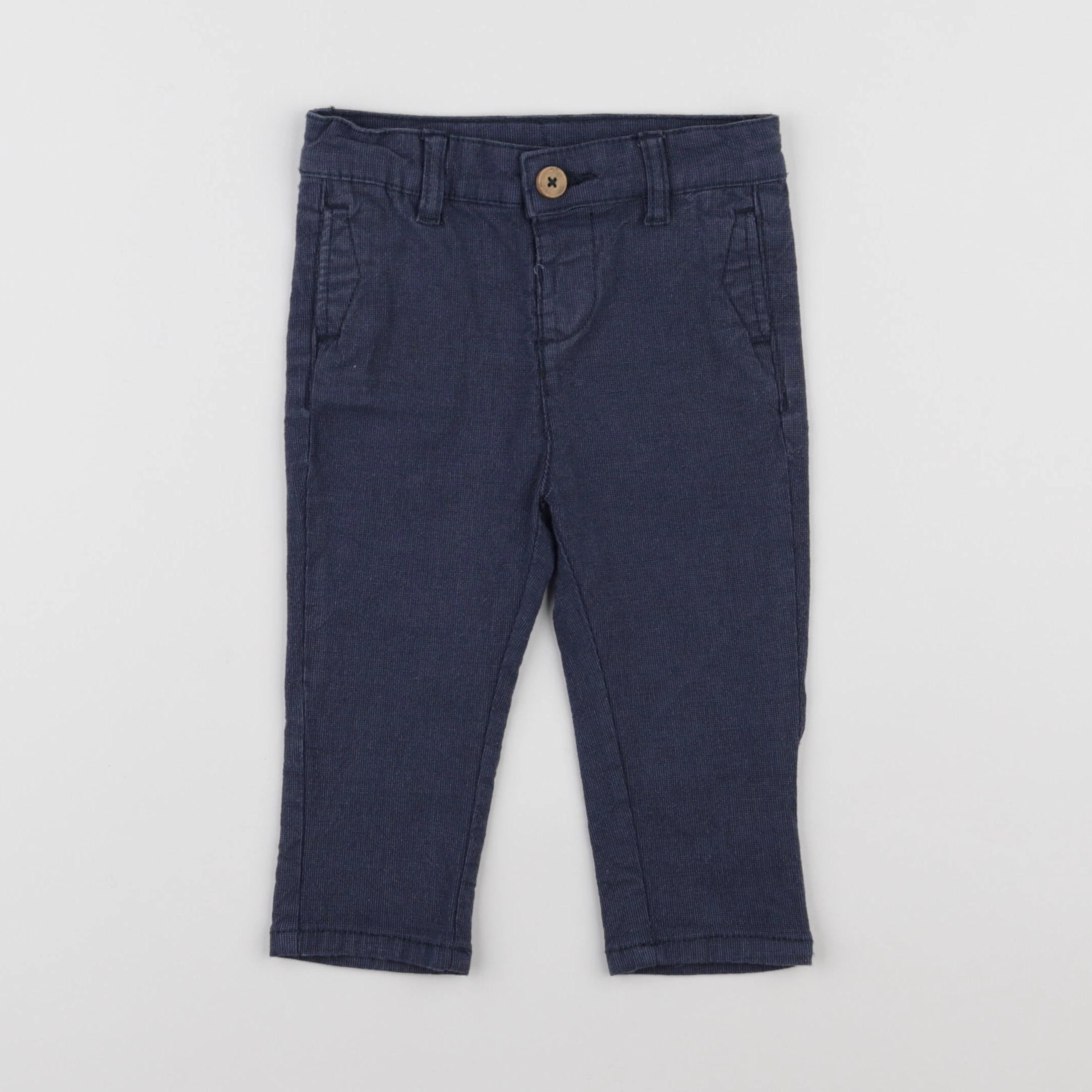 Tape à l'oeil - pantalon bleu - 9 mois