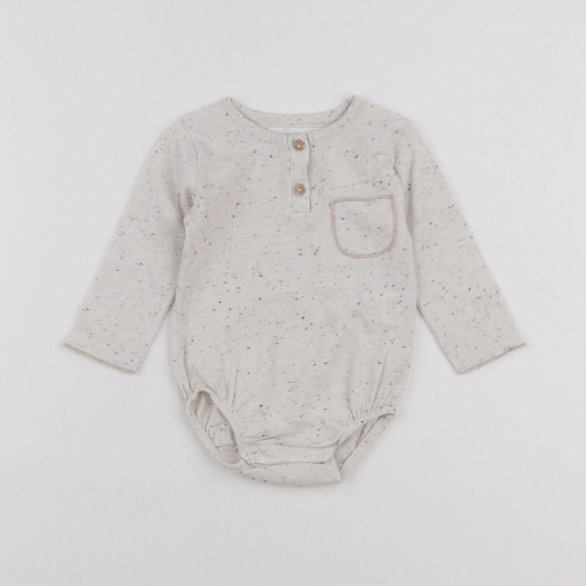 Zara - body beige - 3/6 mois
