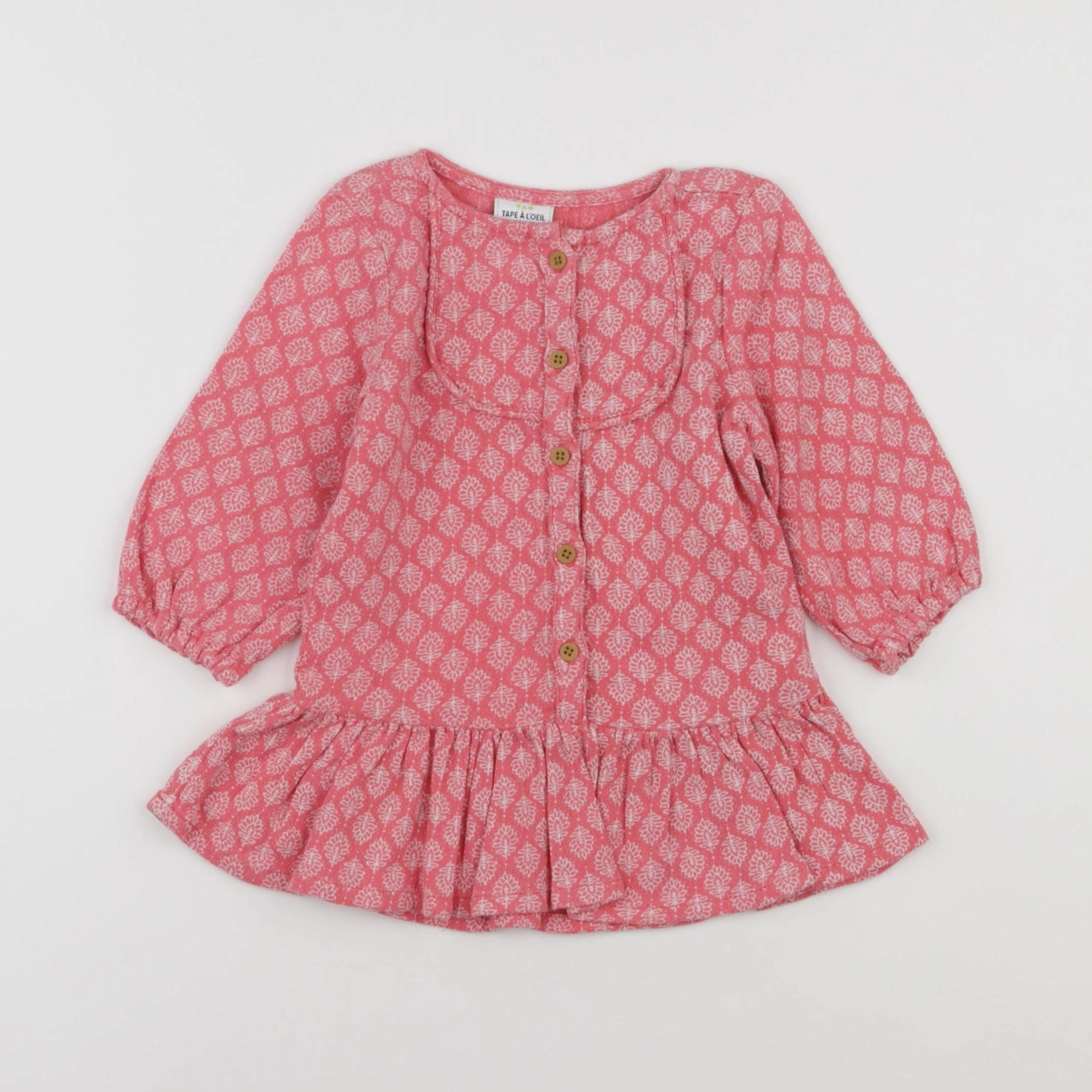 Tape à l'oeil - robe rose - 6 mois