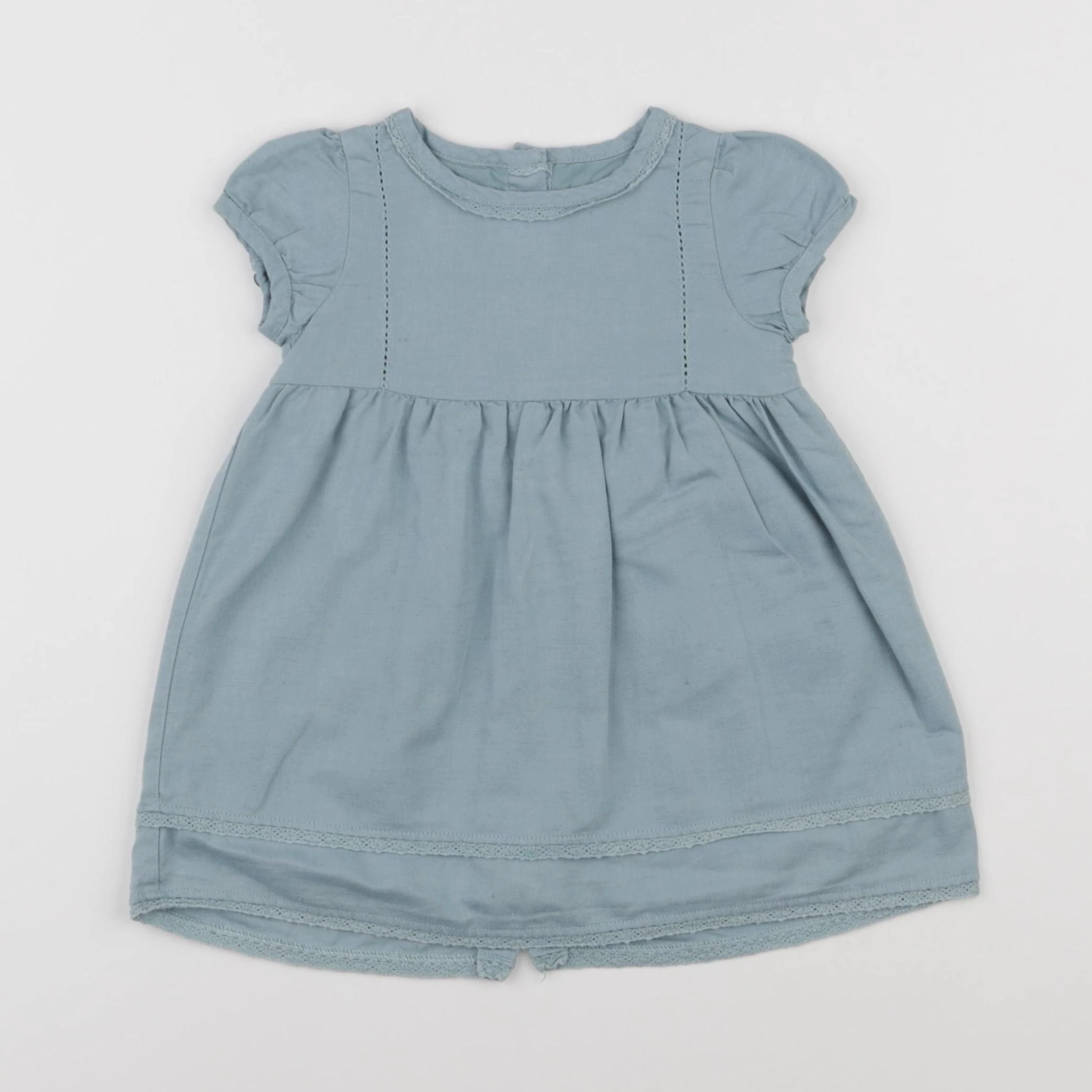 Cyrillus - robe bleu - 9 mois