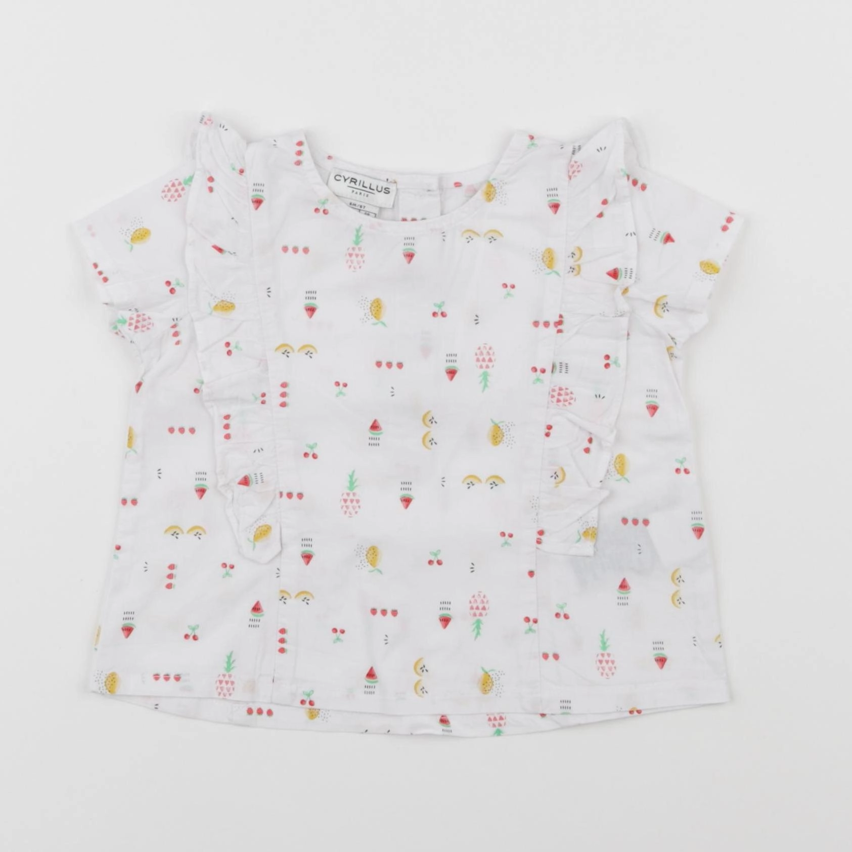 Cyrillus - blouse multicolore - 6 mois