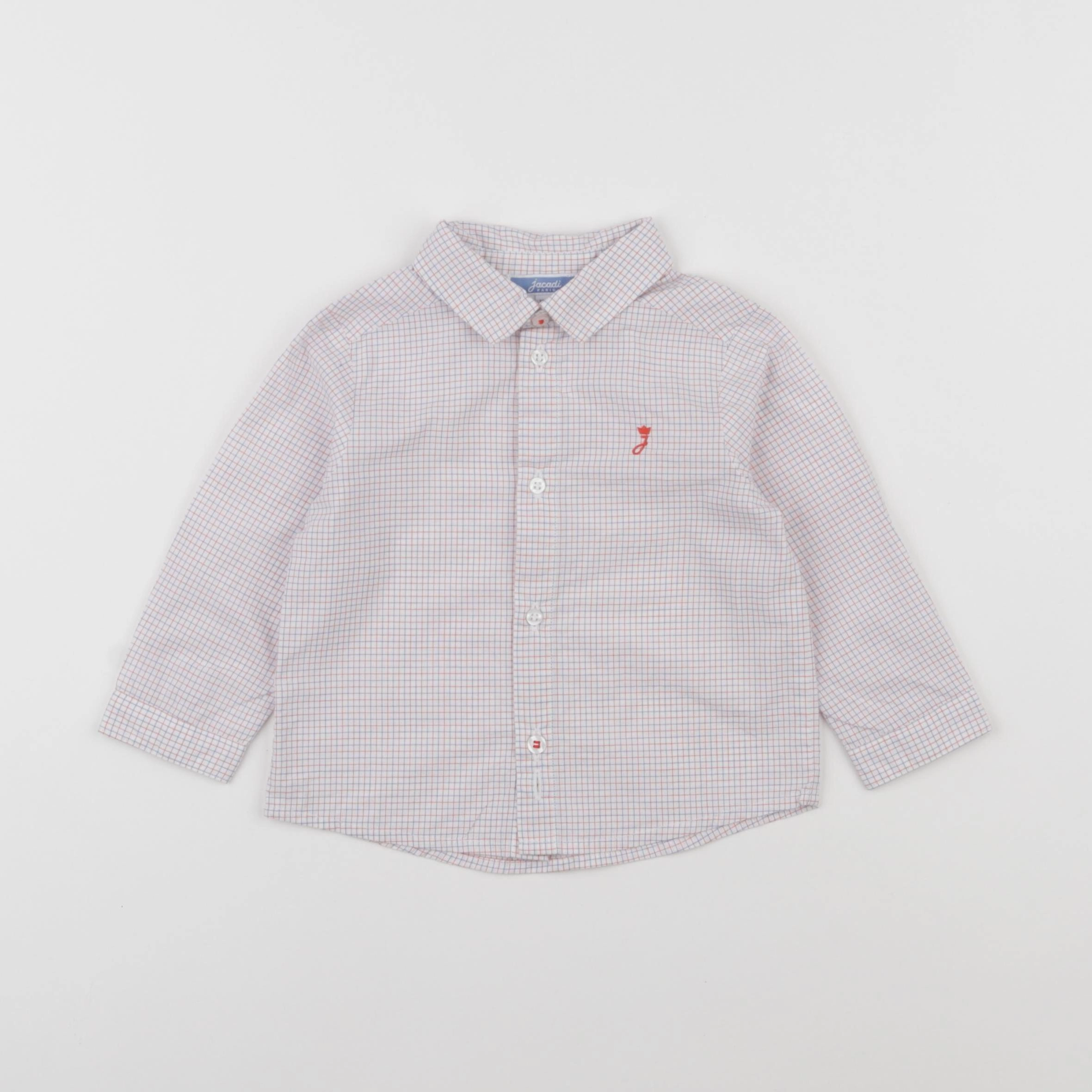 Jacadi - chemise blanc - 12 mois