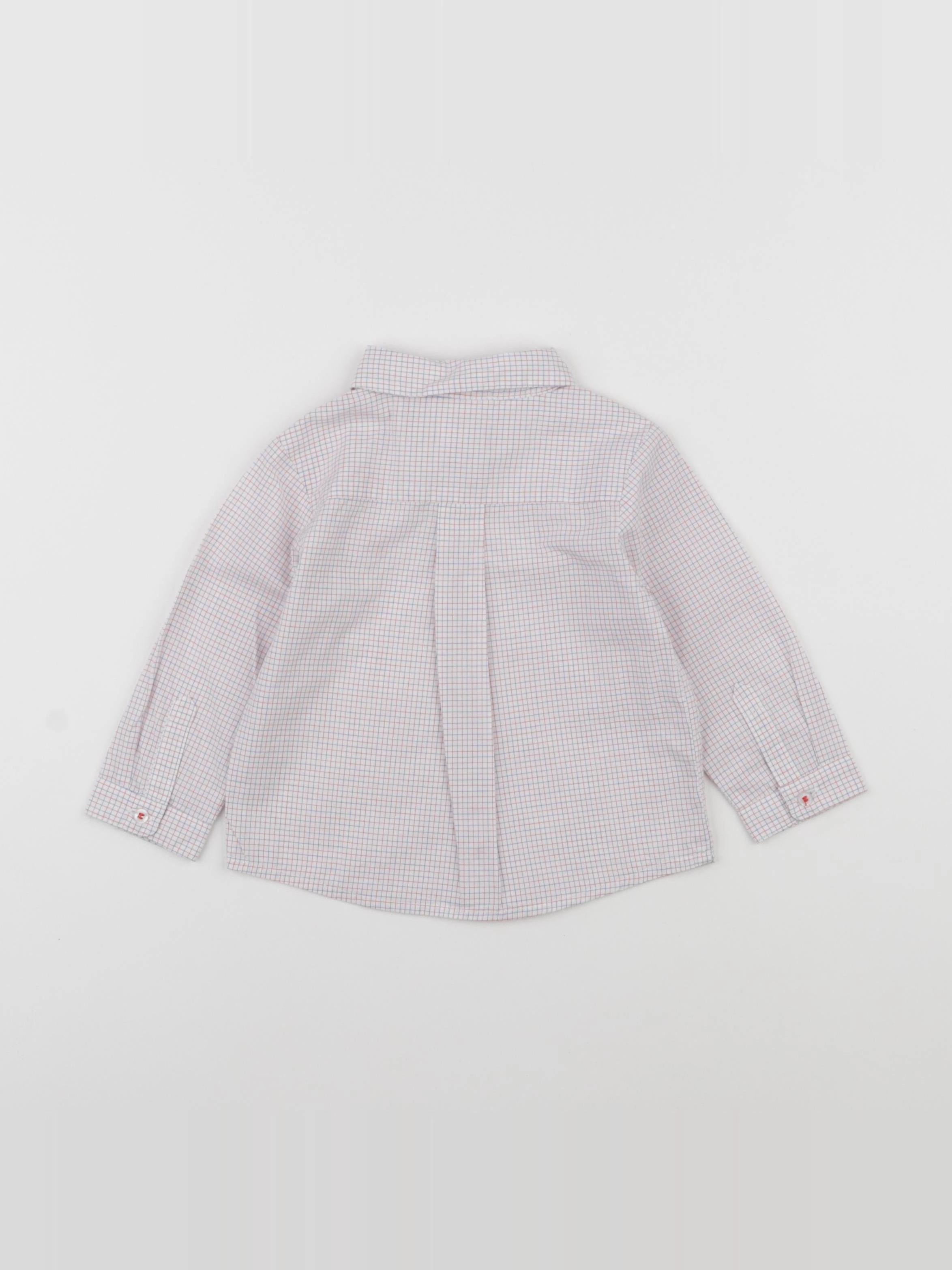 Jacadi - chemise blanc - 12 mois