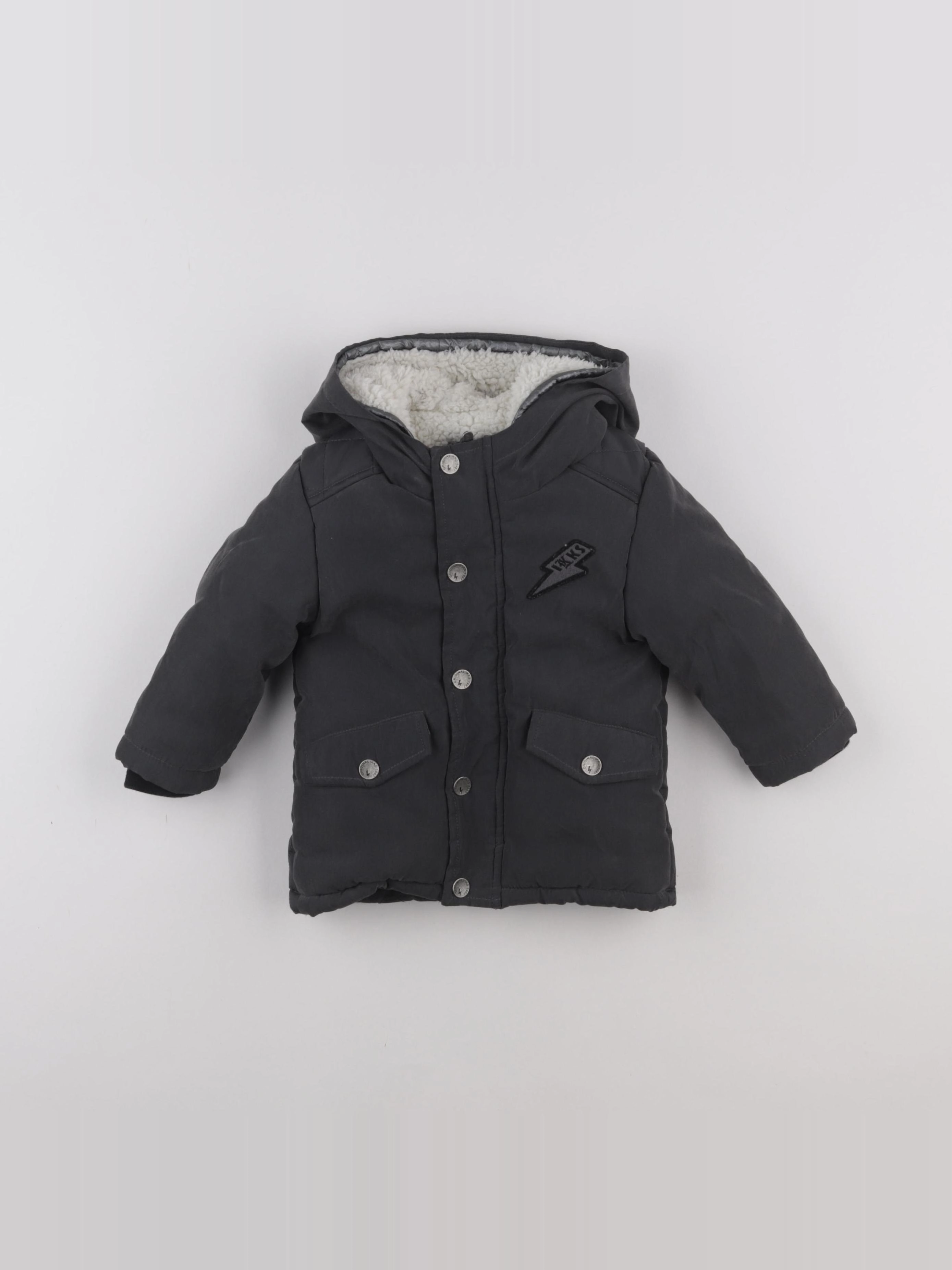 IKKS - manteau gris - 12 mois