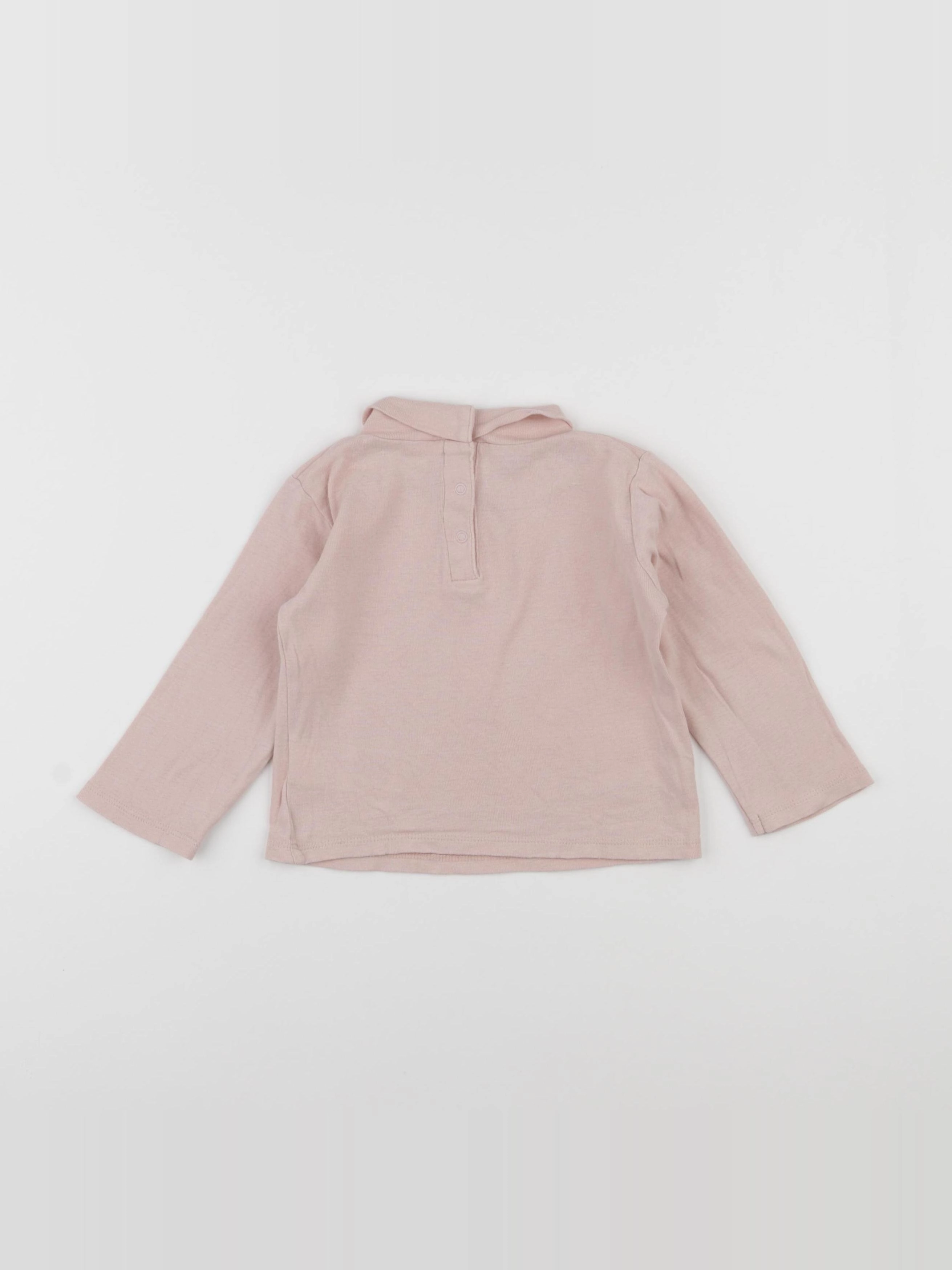 Vertbaudet - tee-shirt rose - 2 ans