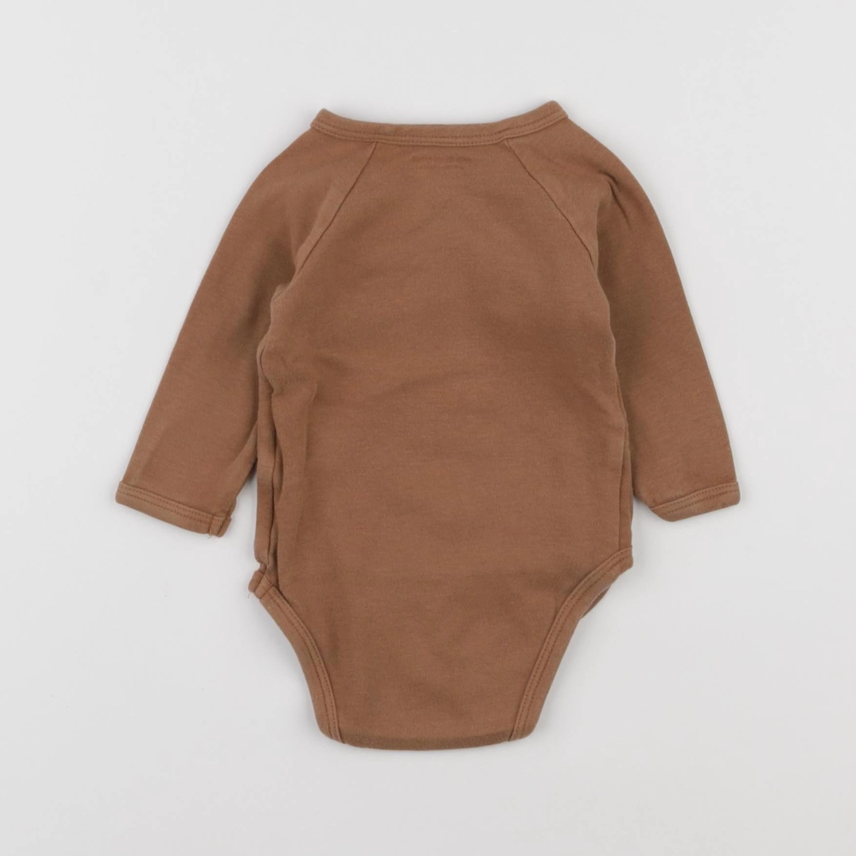 Vertbaudet - body marron - 6 mois