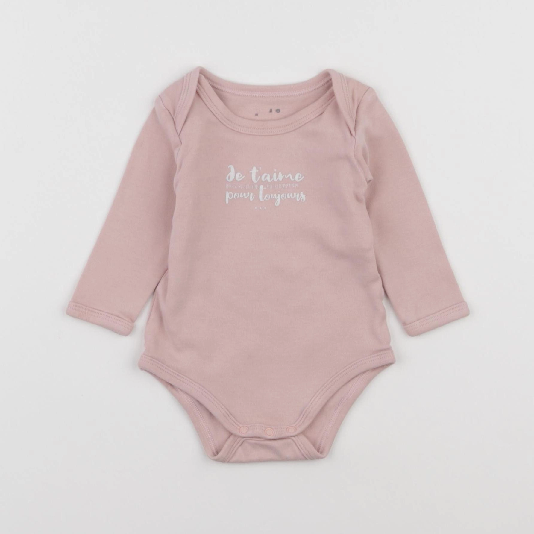 Vertbaudet - body rose - 6 mois