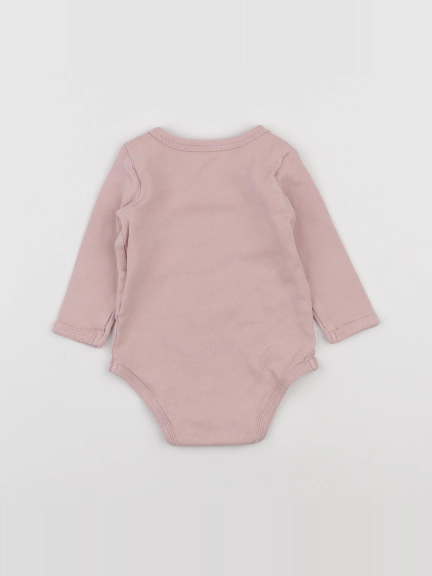 Vertbaudet - body rose - 6 mois