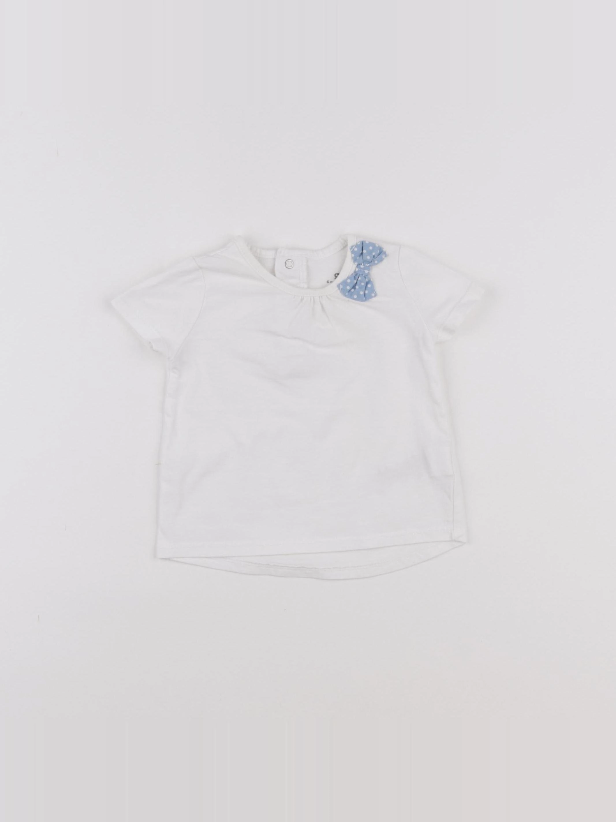La Redoute - tee-shirt blanc - 6 mois