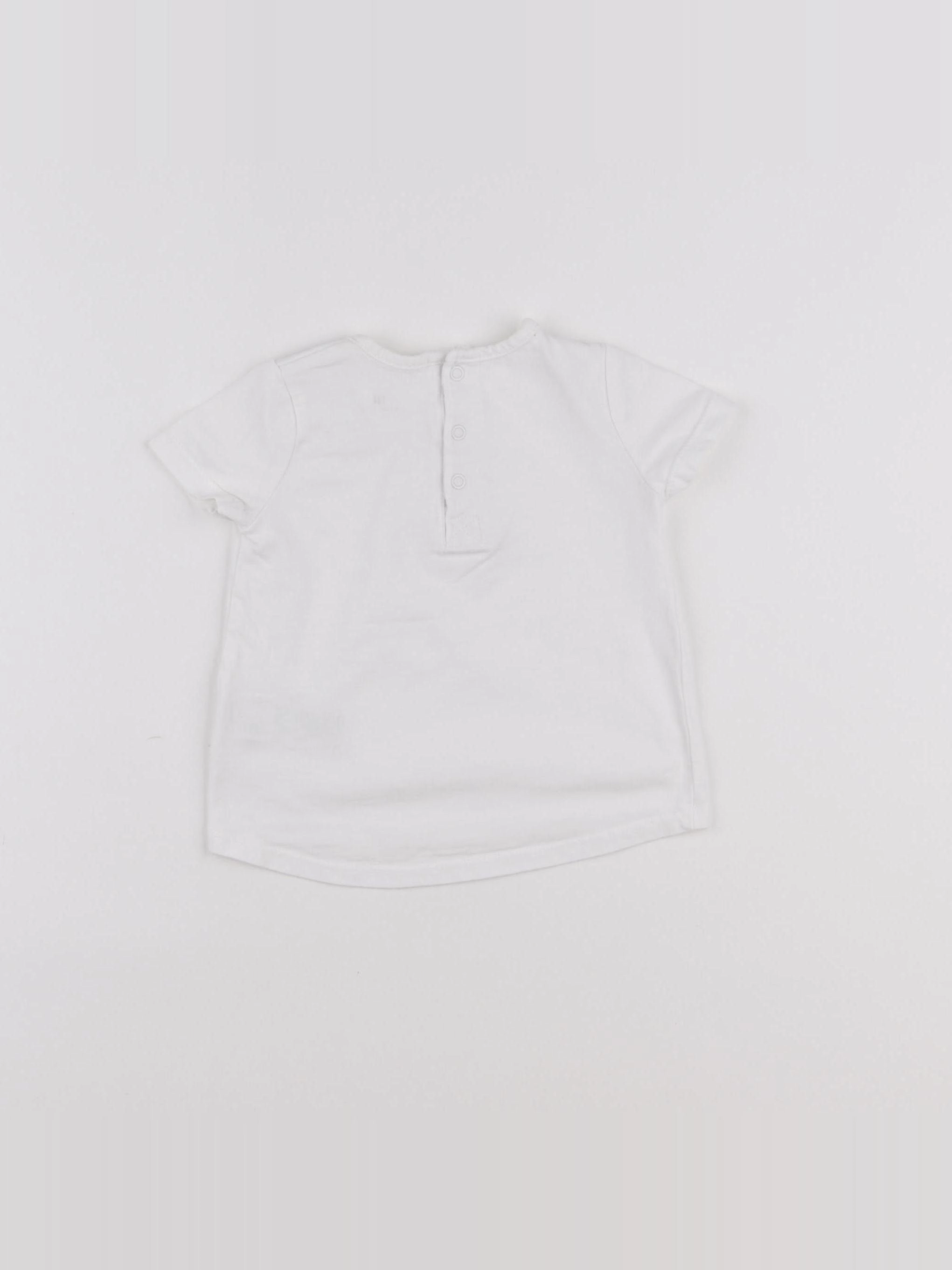 La Redoute - tee-shirt blanc - 6 mois