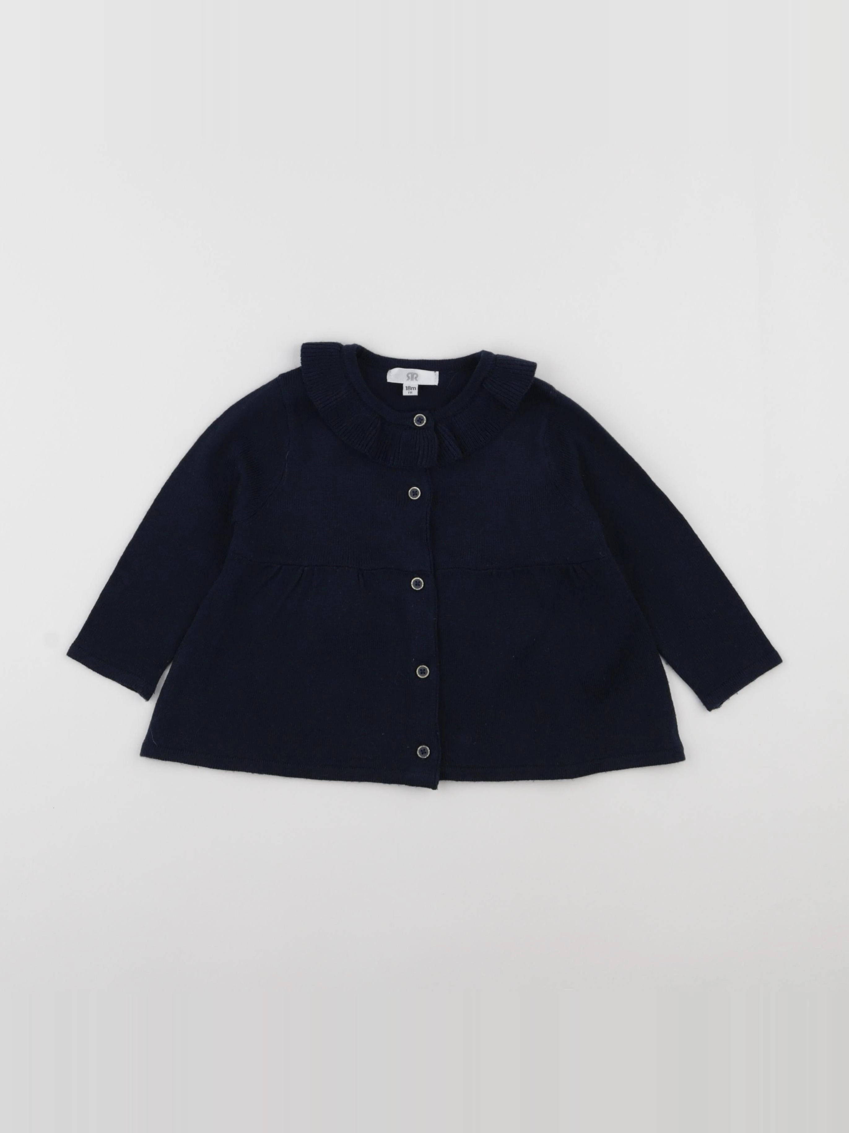 La Redoute - gilet bleu - 18 mois