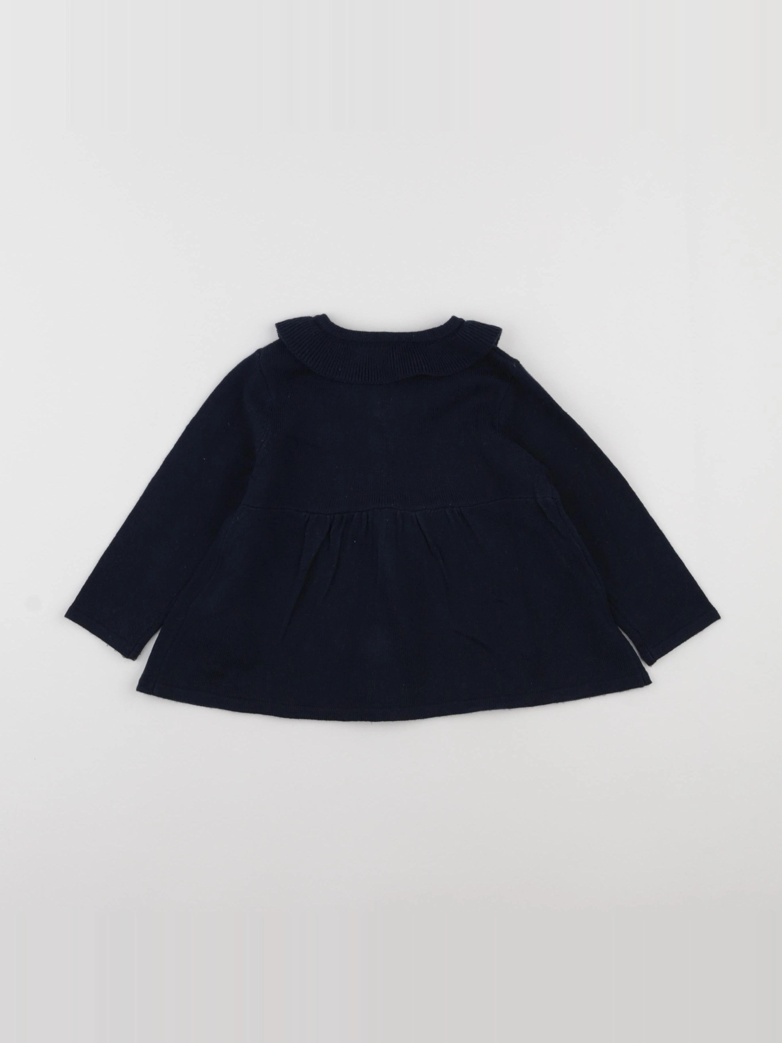 La Redoute - gilet bleu - 18 mois