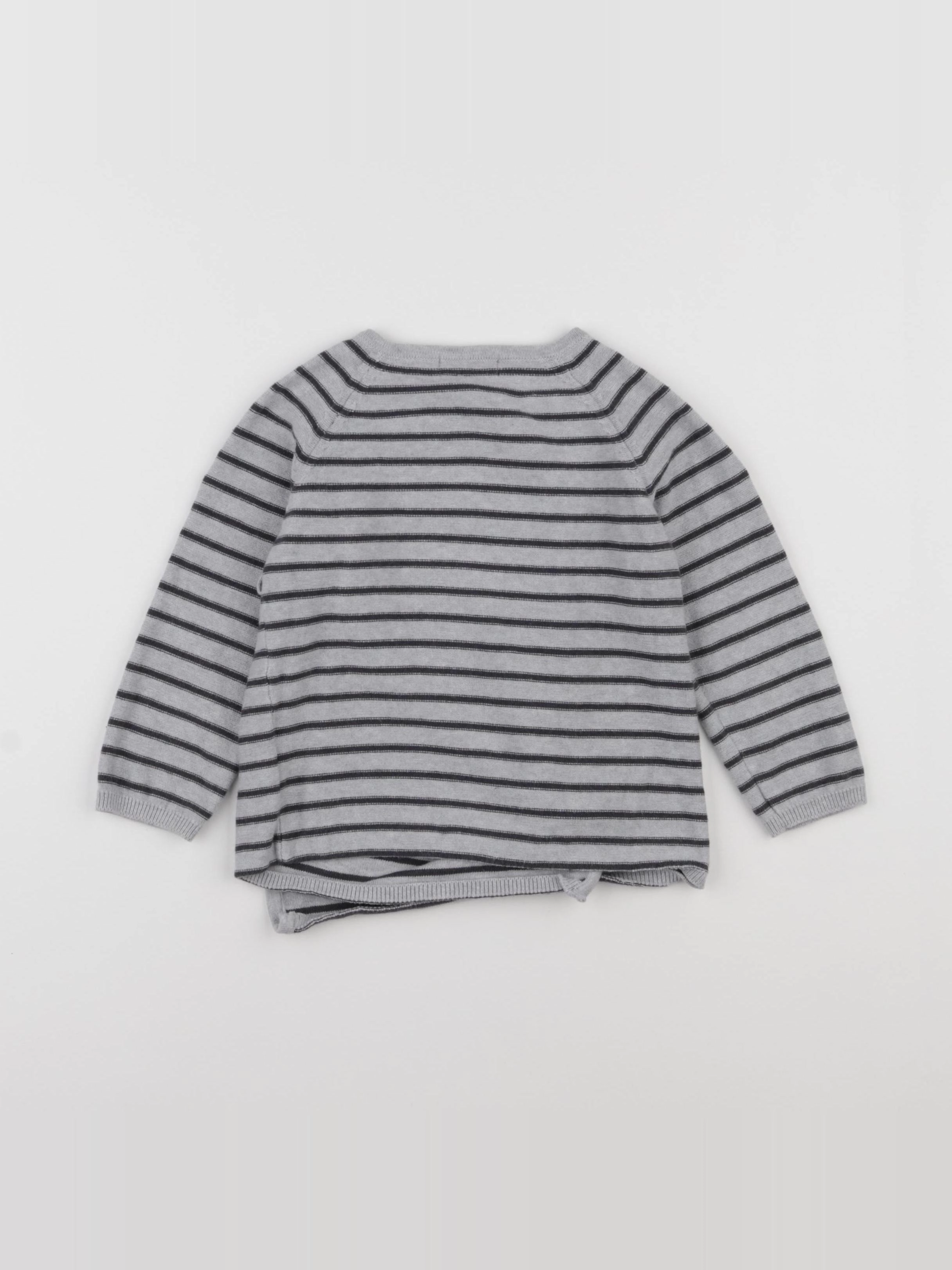 La Redoute - pull gris - 2 ans