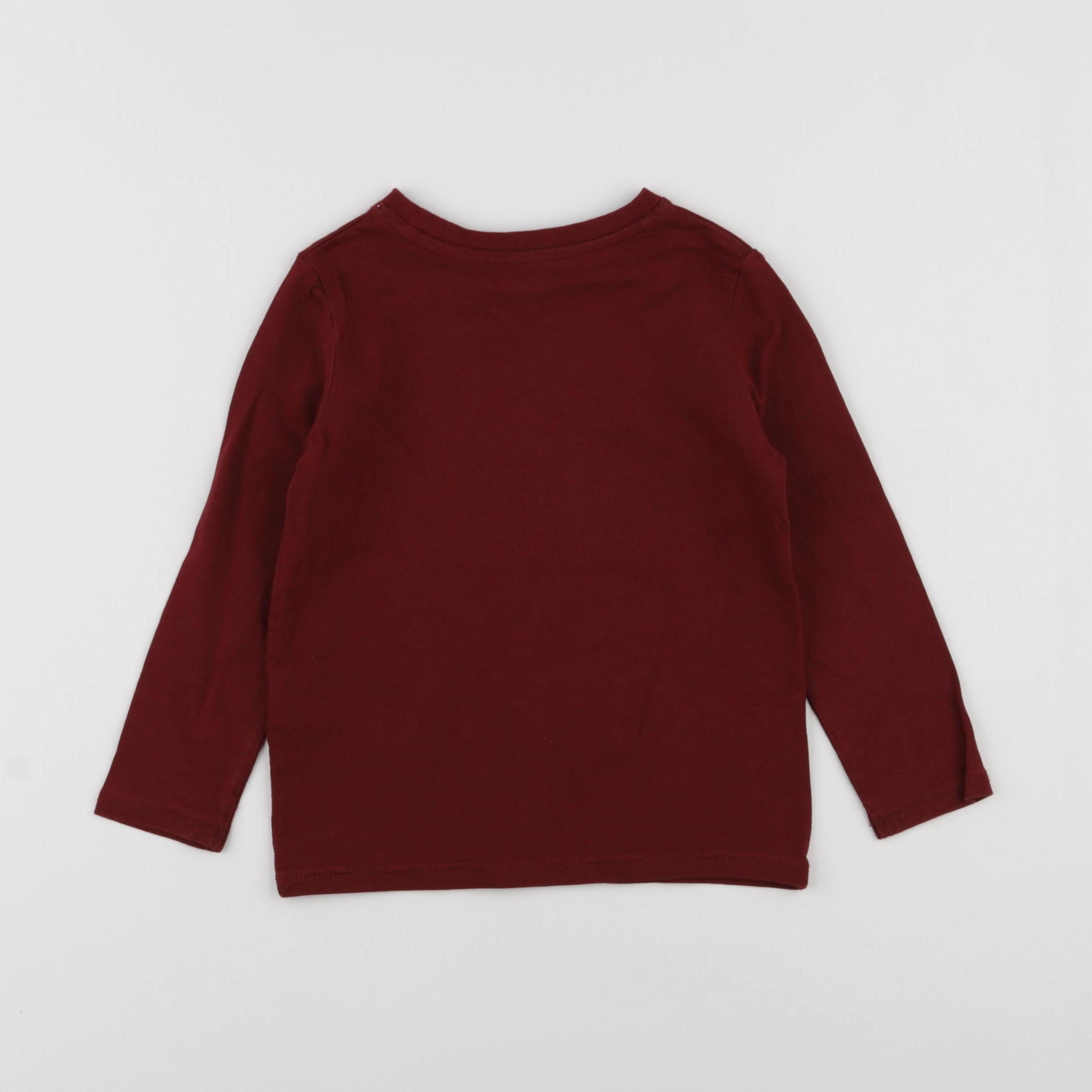 Vertbaudet - tee-shirt rouge - 3 ans