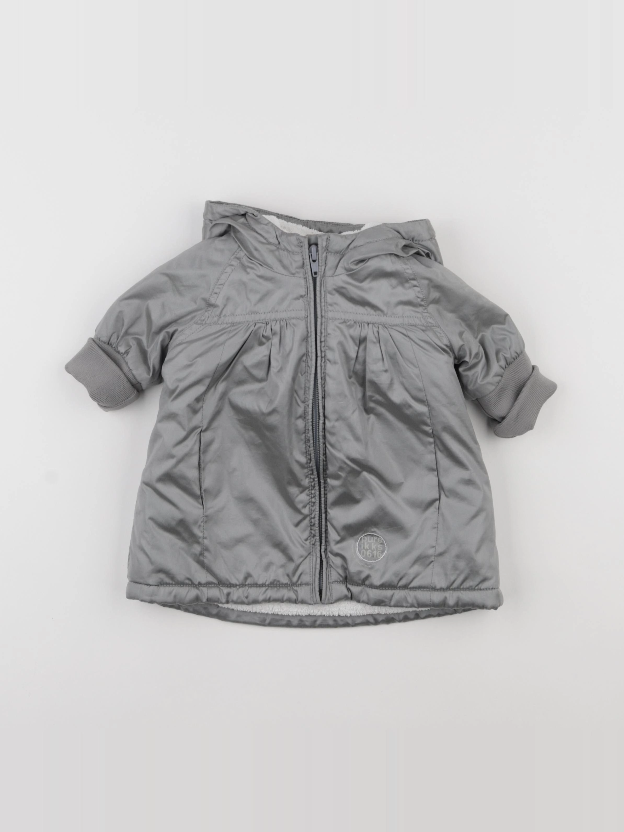 IKKS - parka argent - 3 mois