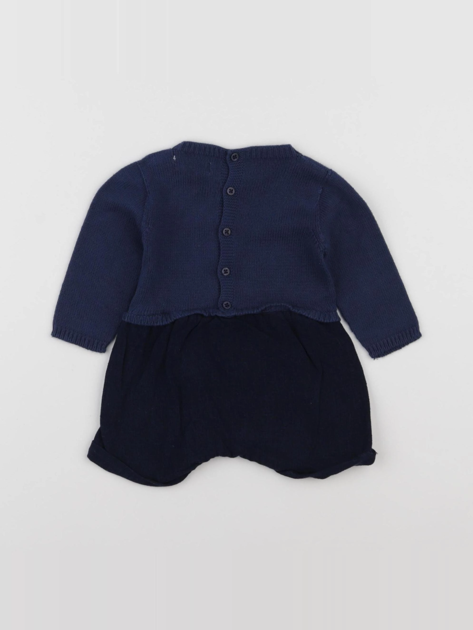 Mango - combinaison bleu - 1/3 mois