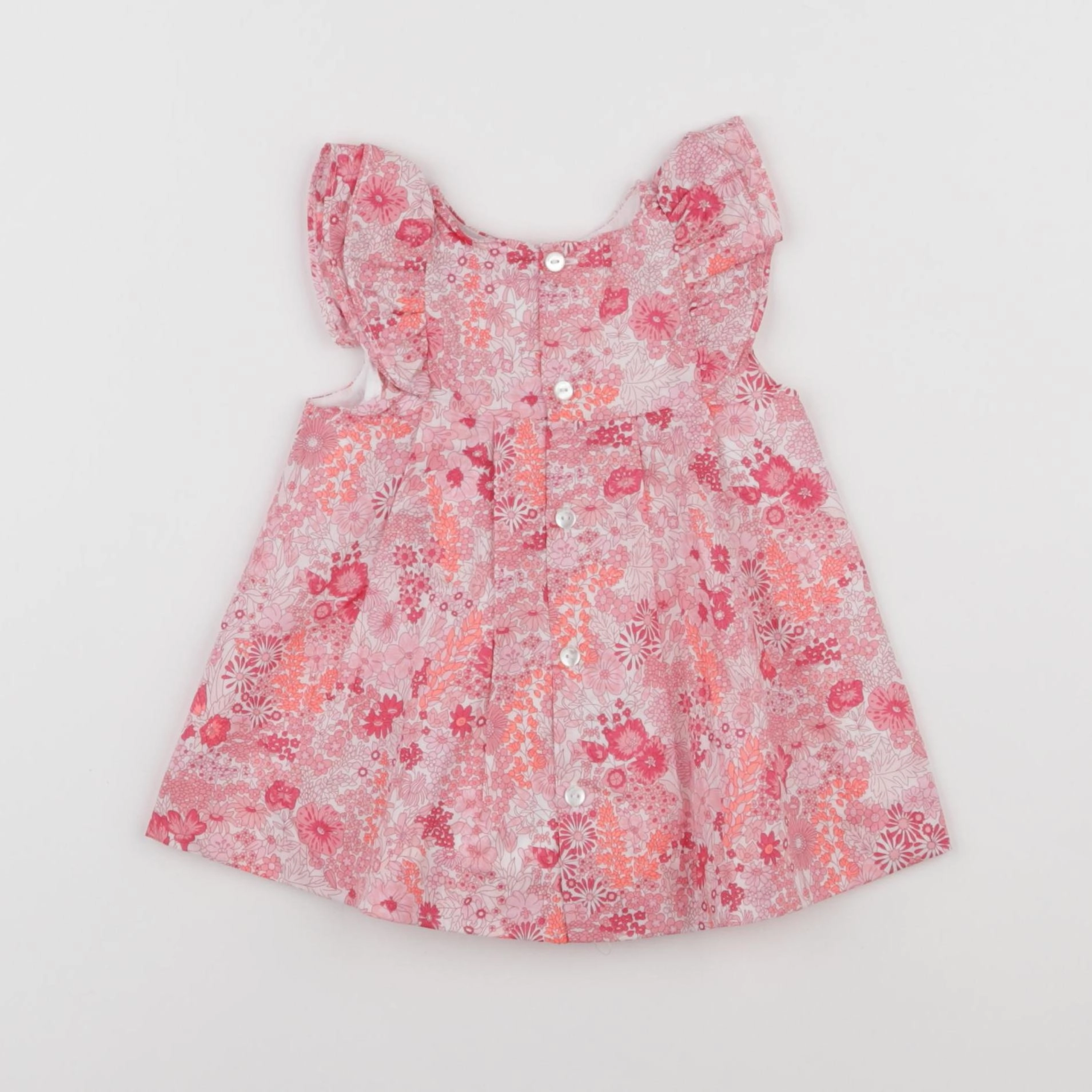 Jacadi - robe liberty rose (état neuf) - 3 mois