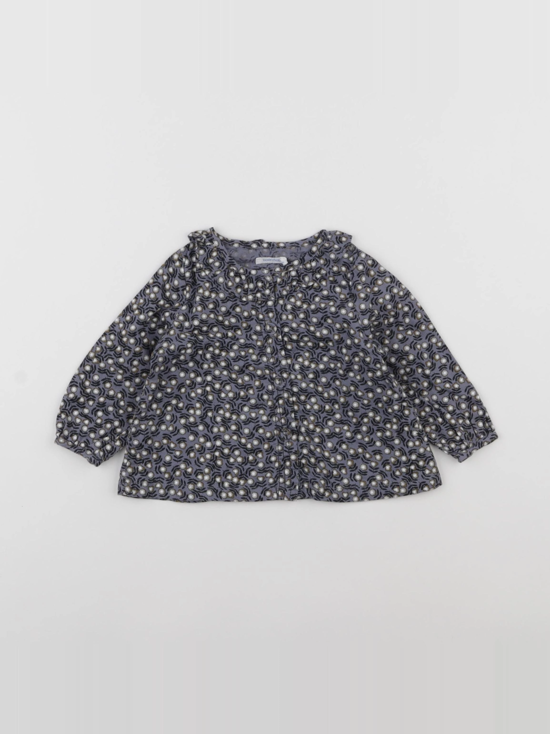 Boutchou - blouse multicolore - 6 mois