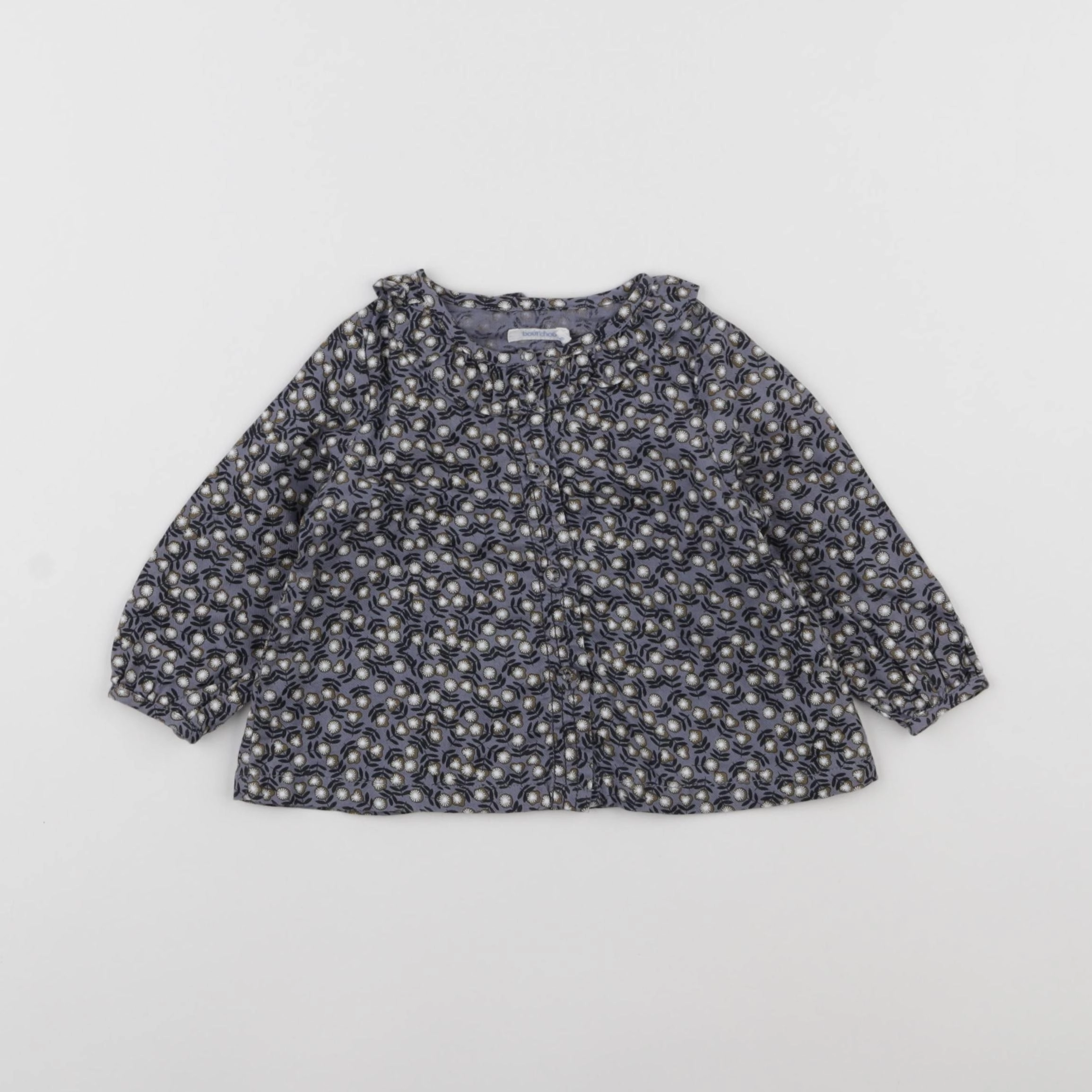 Boutchou - blouse multicolore - 6 mois