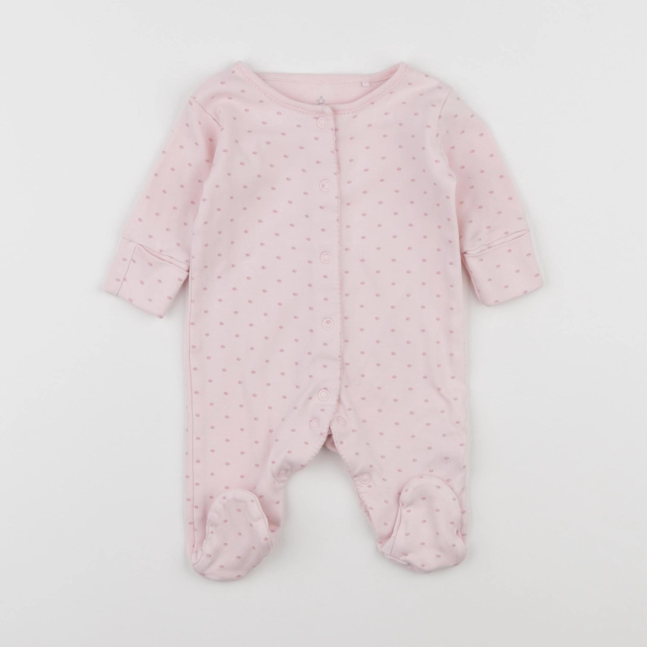 Next - pyjama coton rose - 1 mois
