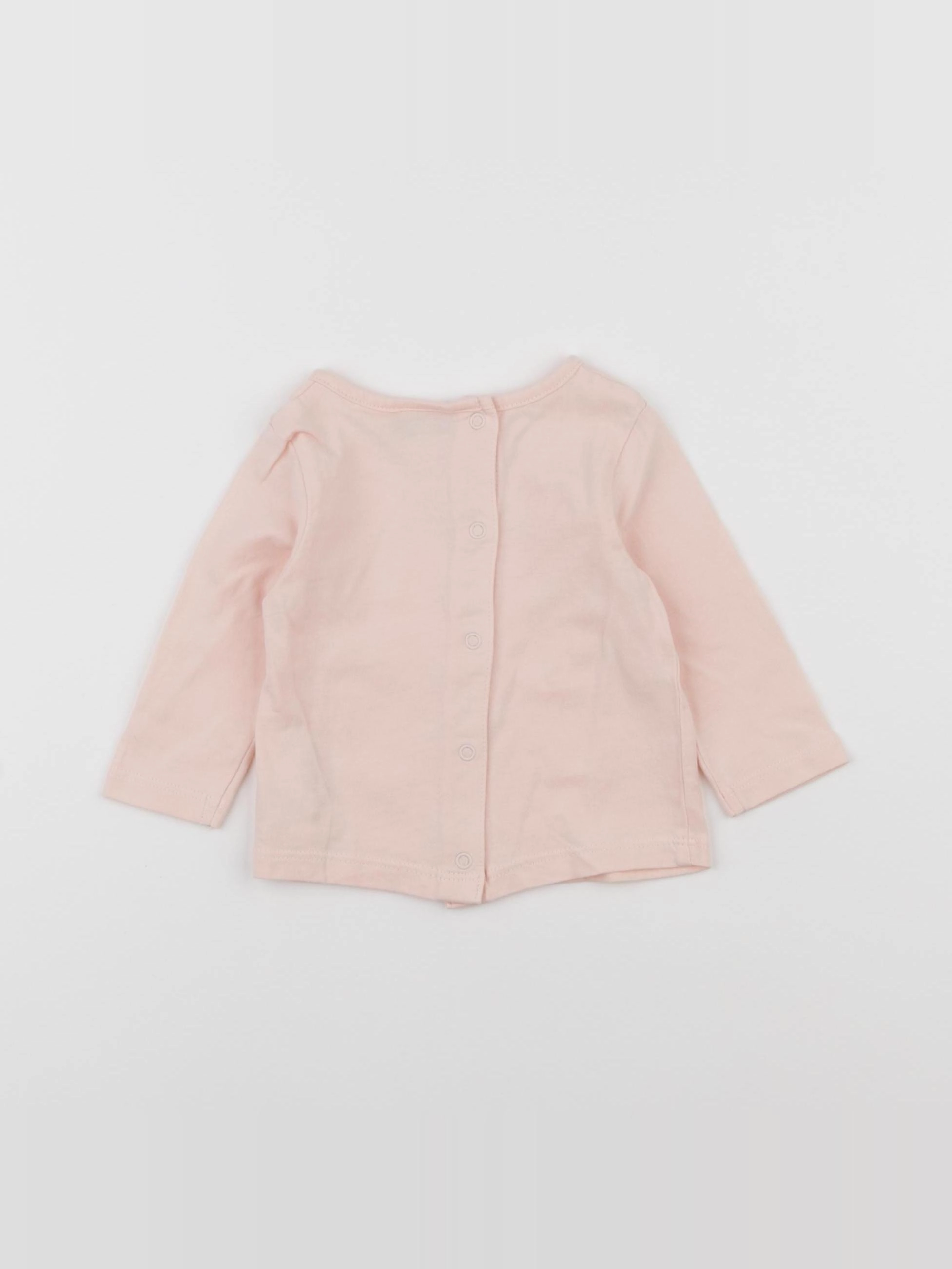 Tape à l'oeil - tee-shirt rose - 3 mois