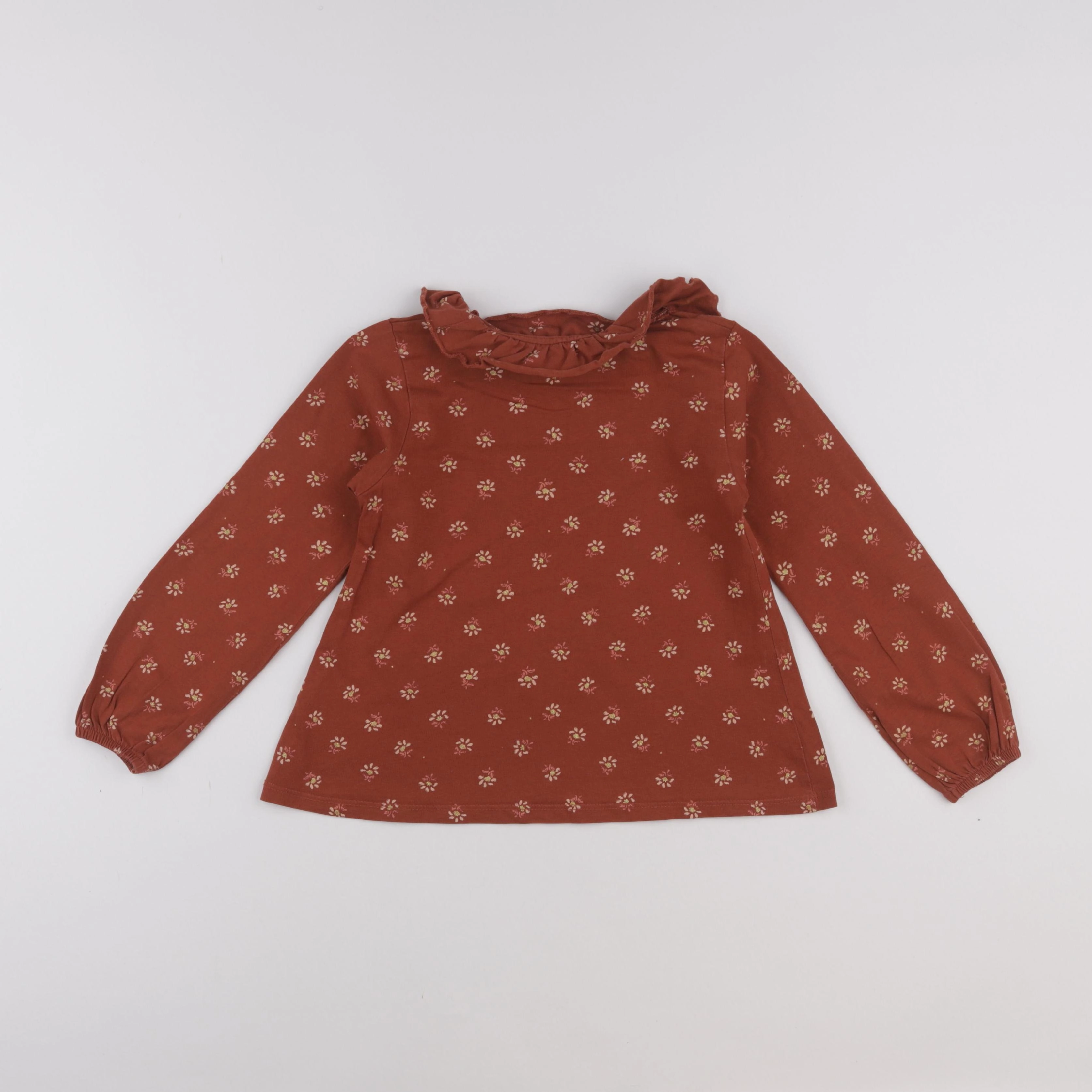 Vertbaudet - tee-shirt orange - 6 ans