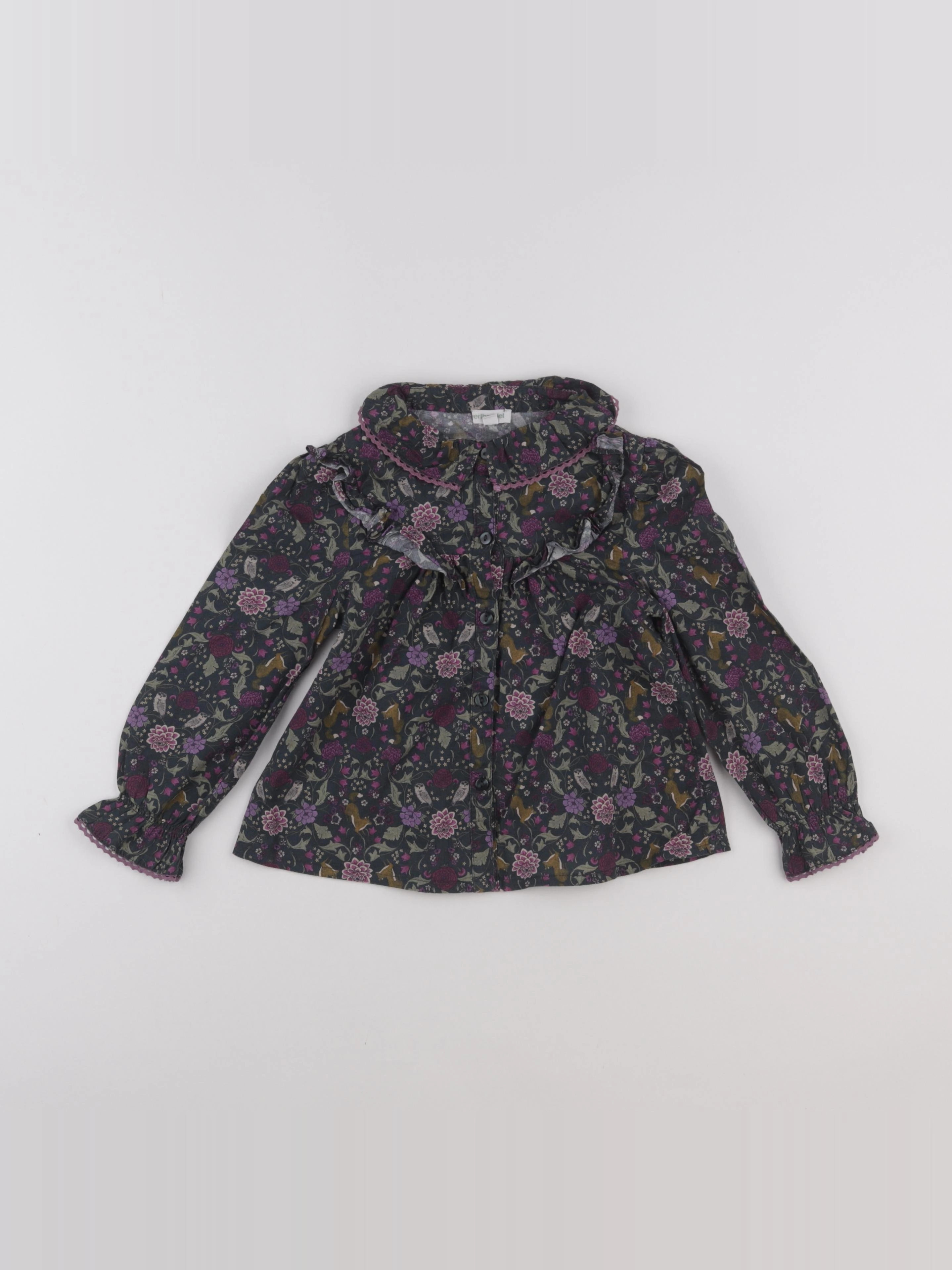 Vertbaudet - blouse multicolore - 4 ans