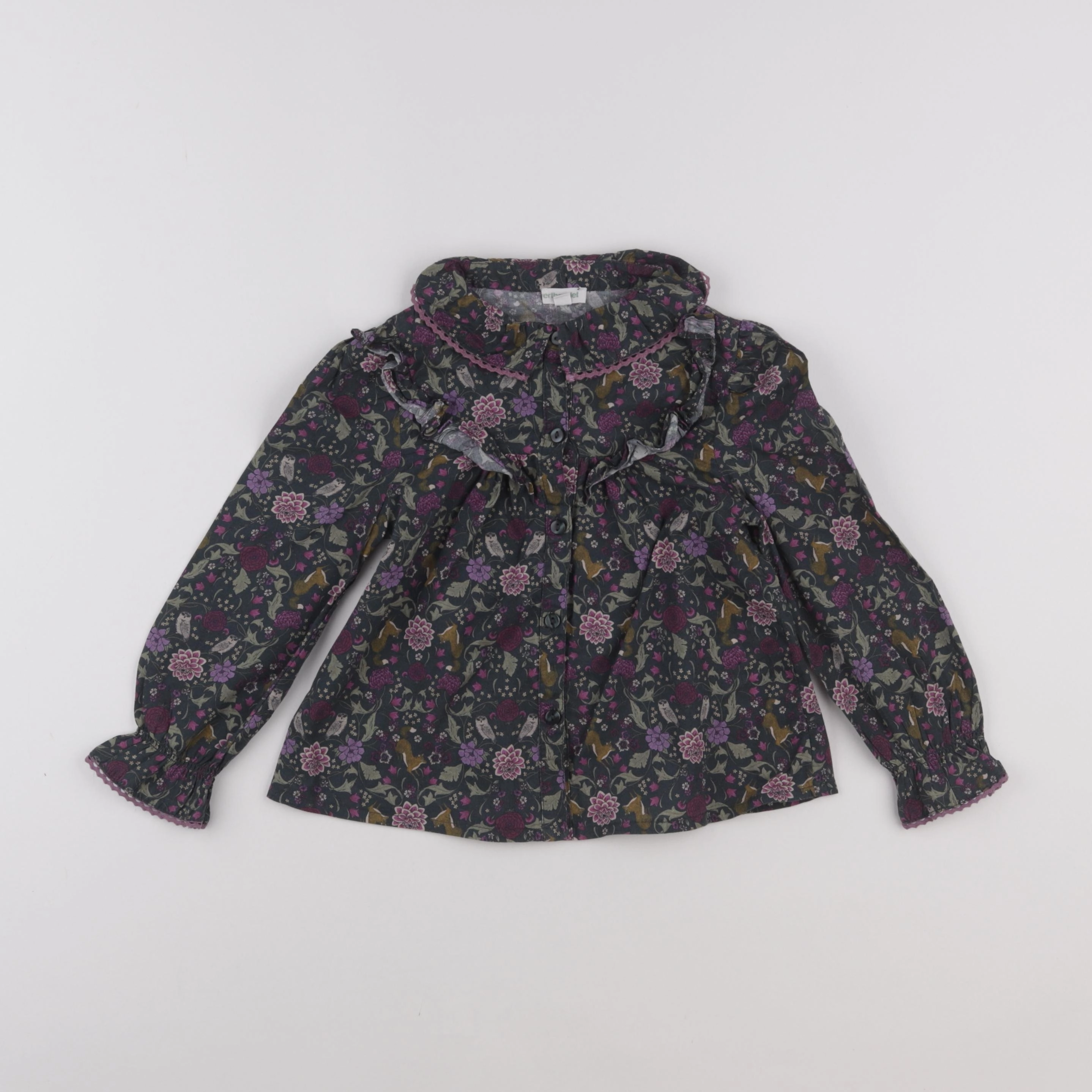 Vertbaudet - blouse multicolore - 4 ans