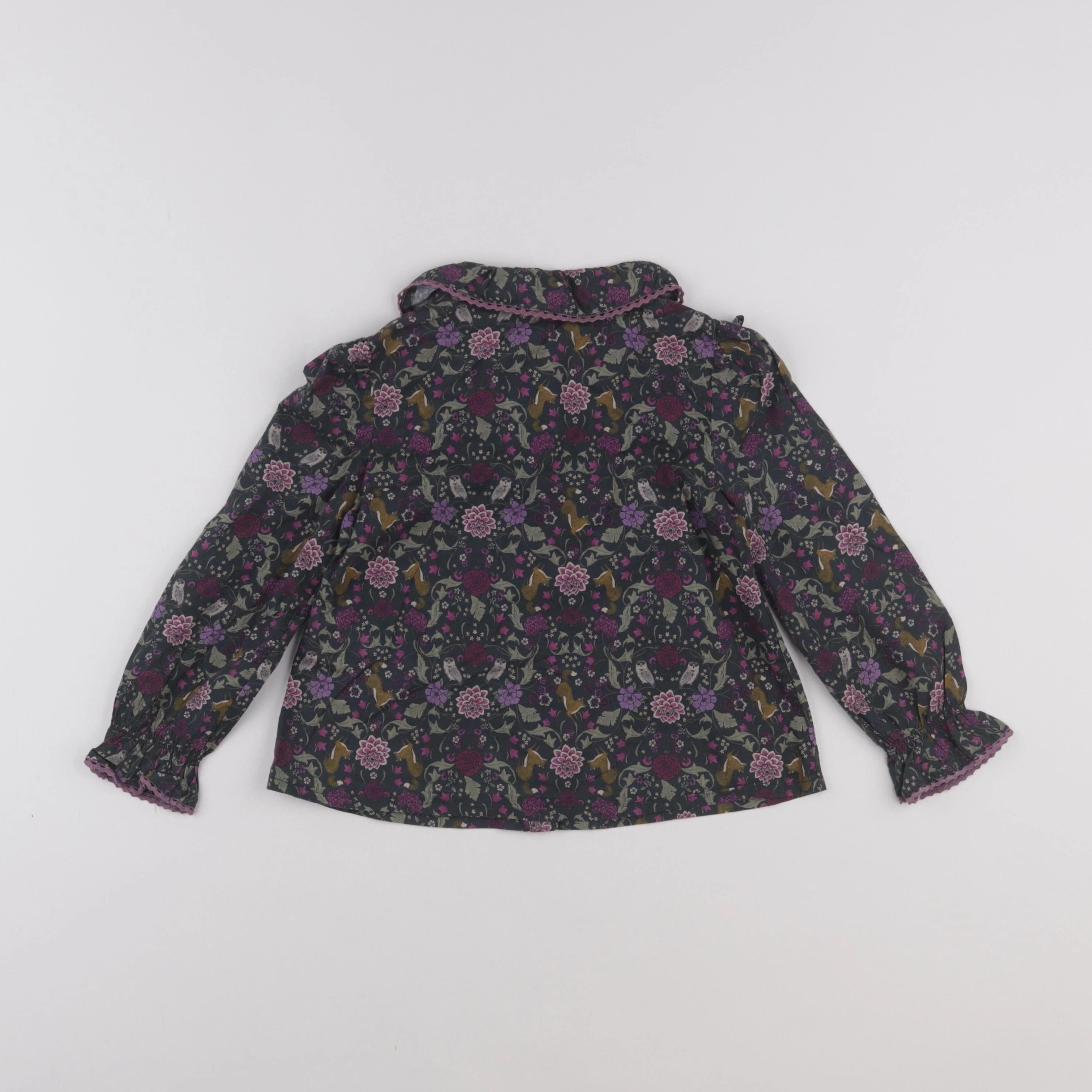 Vertbaudet - blouse multicolore - 4 ans