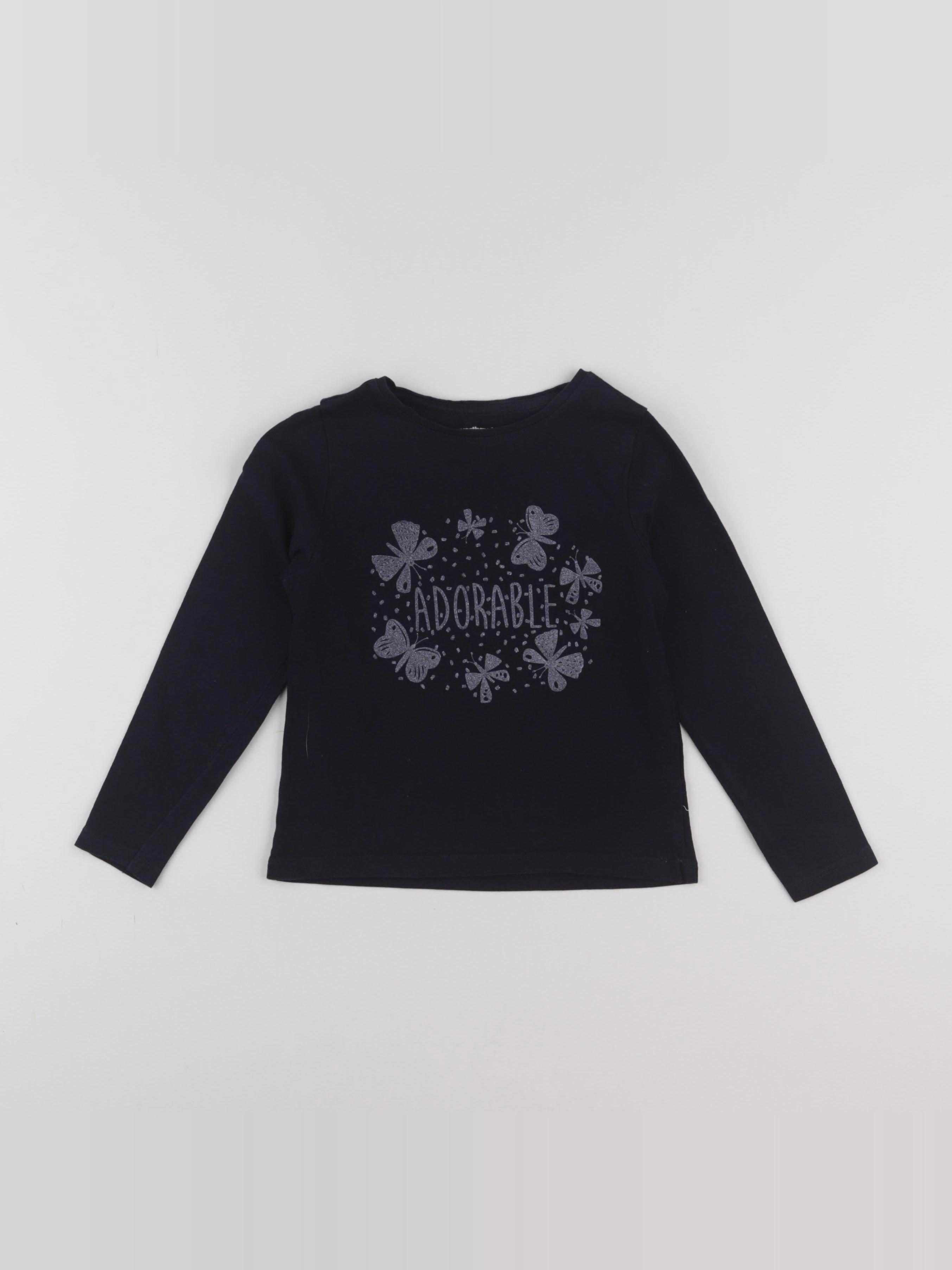 Vertbaudet - tee-shirt bleu - 5 ans
