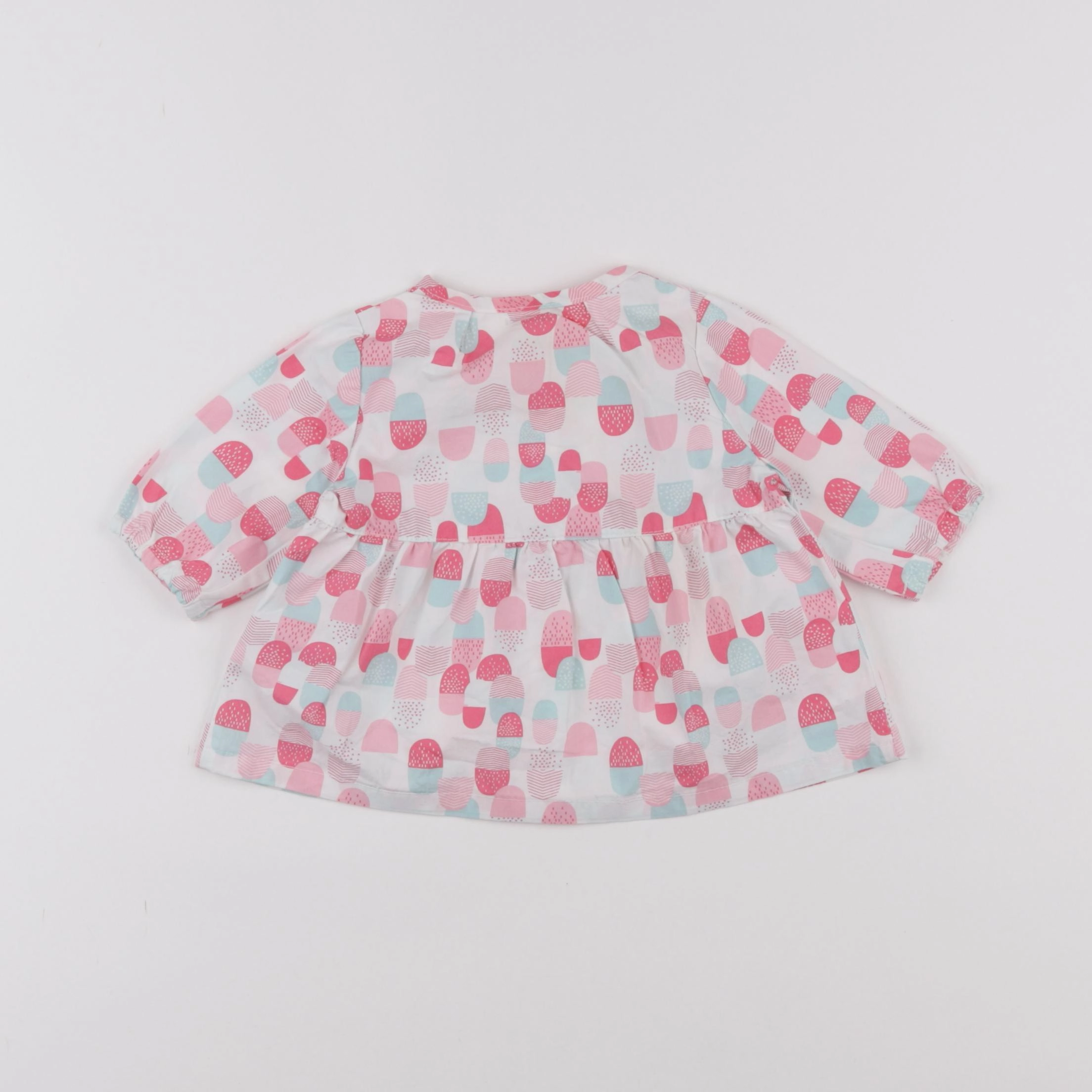 Vertbaudet - blouse multicolore - 1 mois
