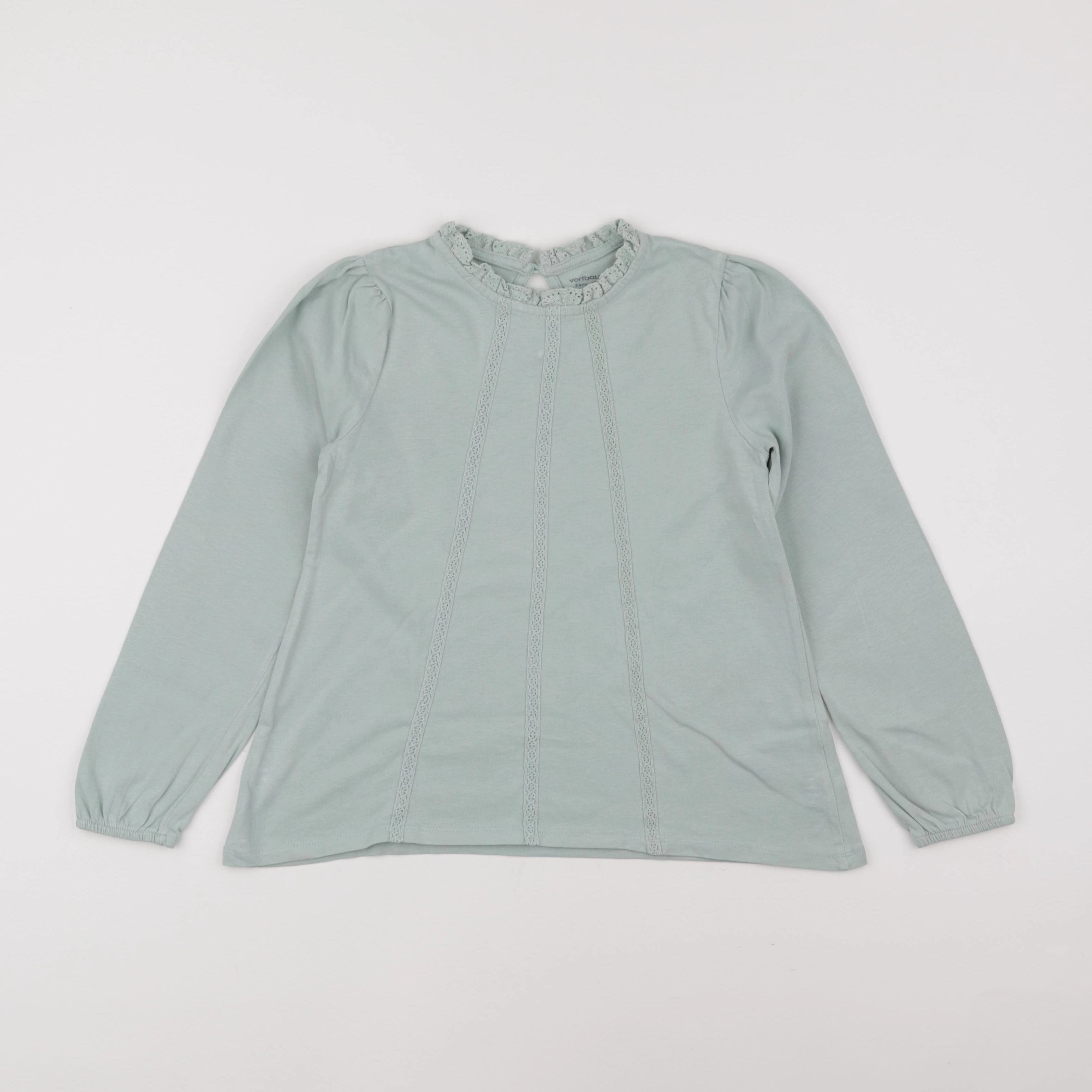 Vertbaudet - tee-shirt bleu - 8 ans