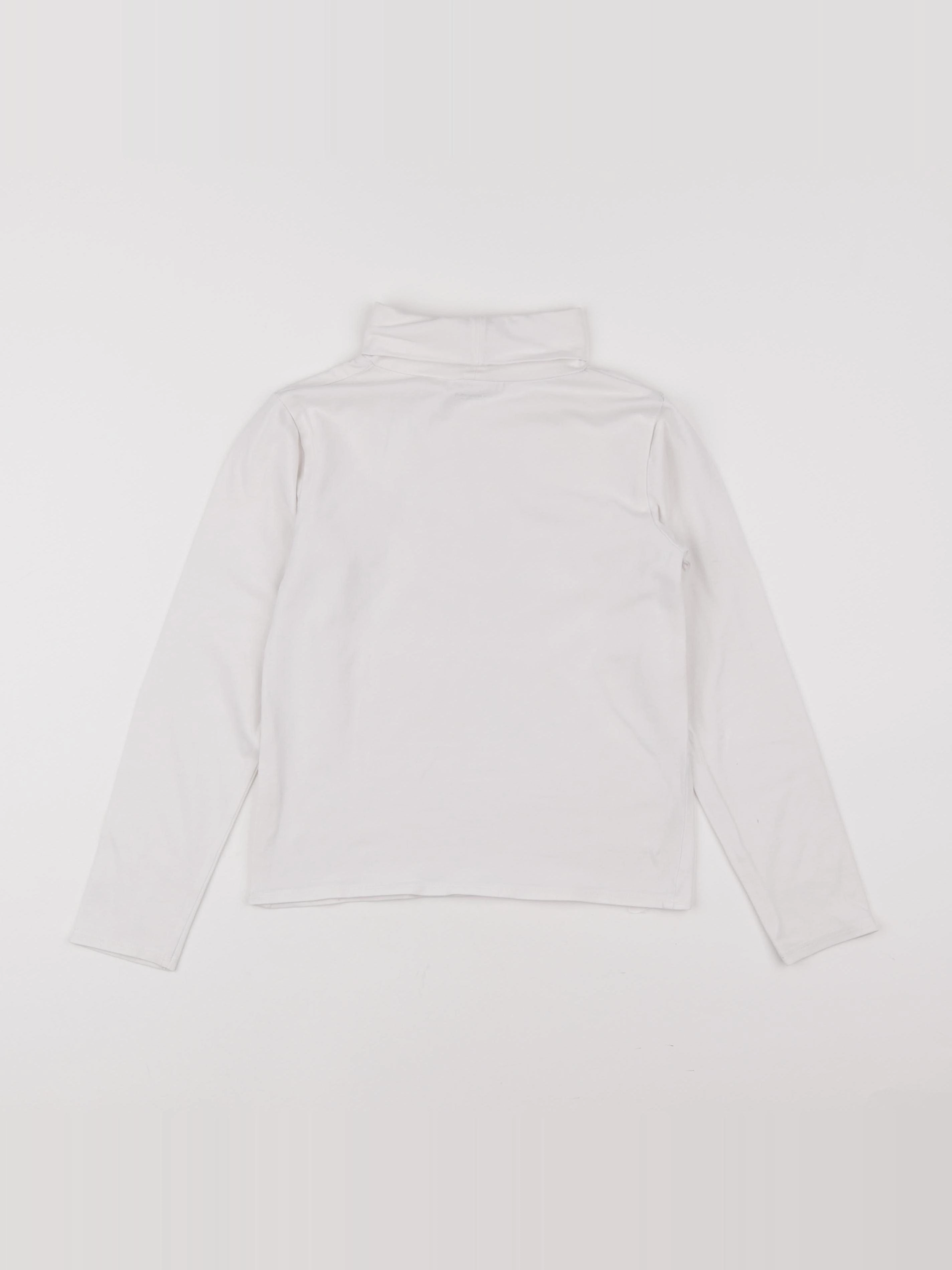 Vertbaudet - sous-pull blanc - 8 ans