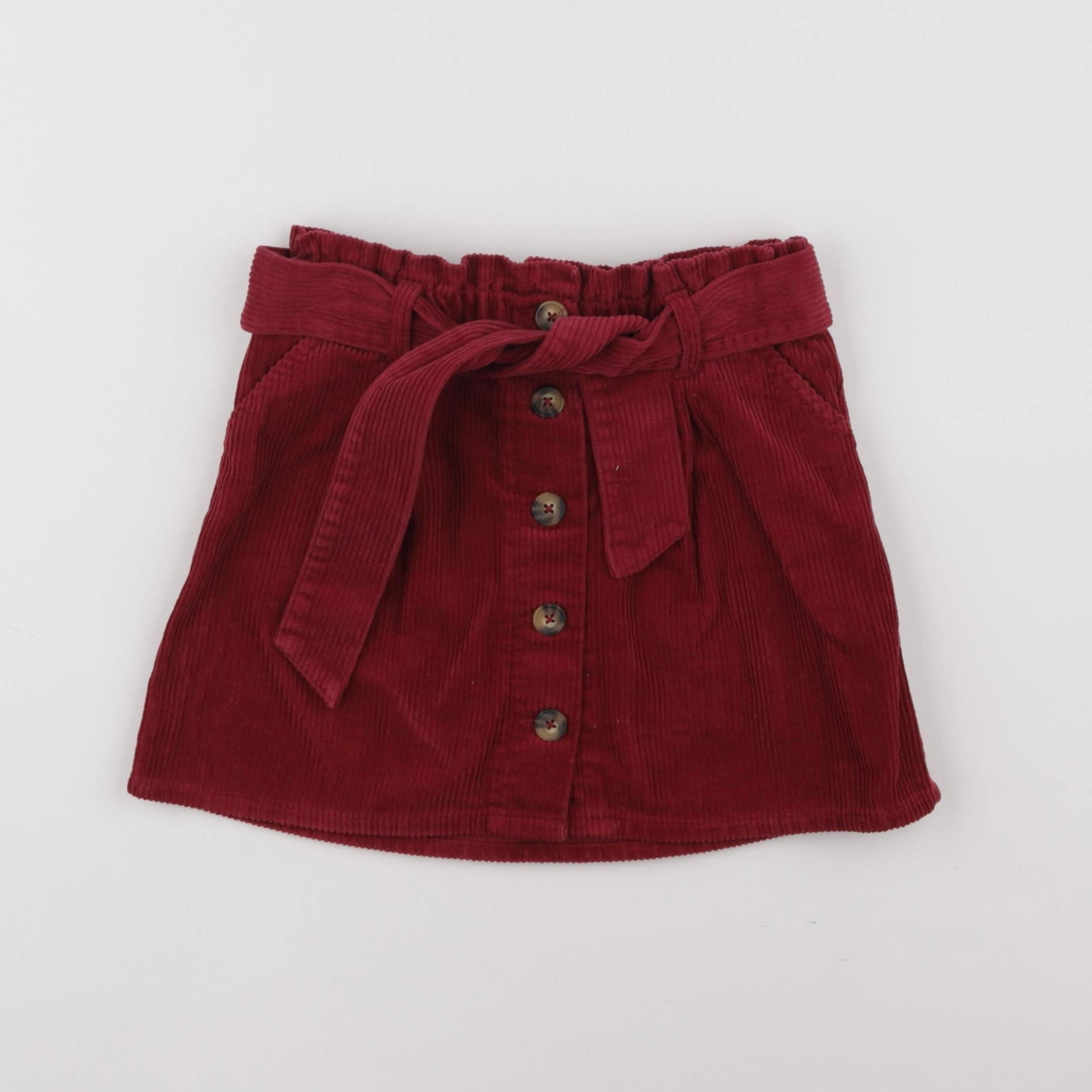 Vertbaudet - jupe rouge - 8 ans