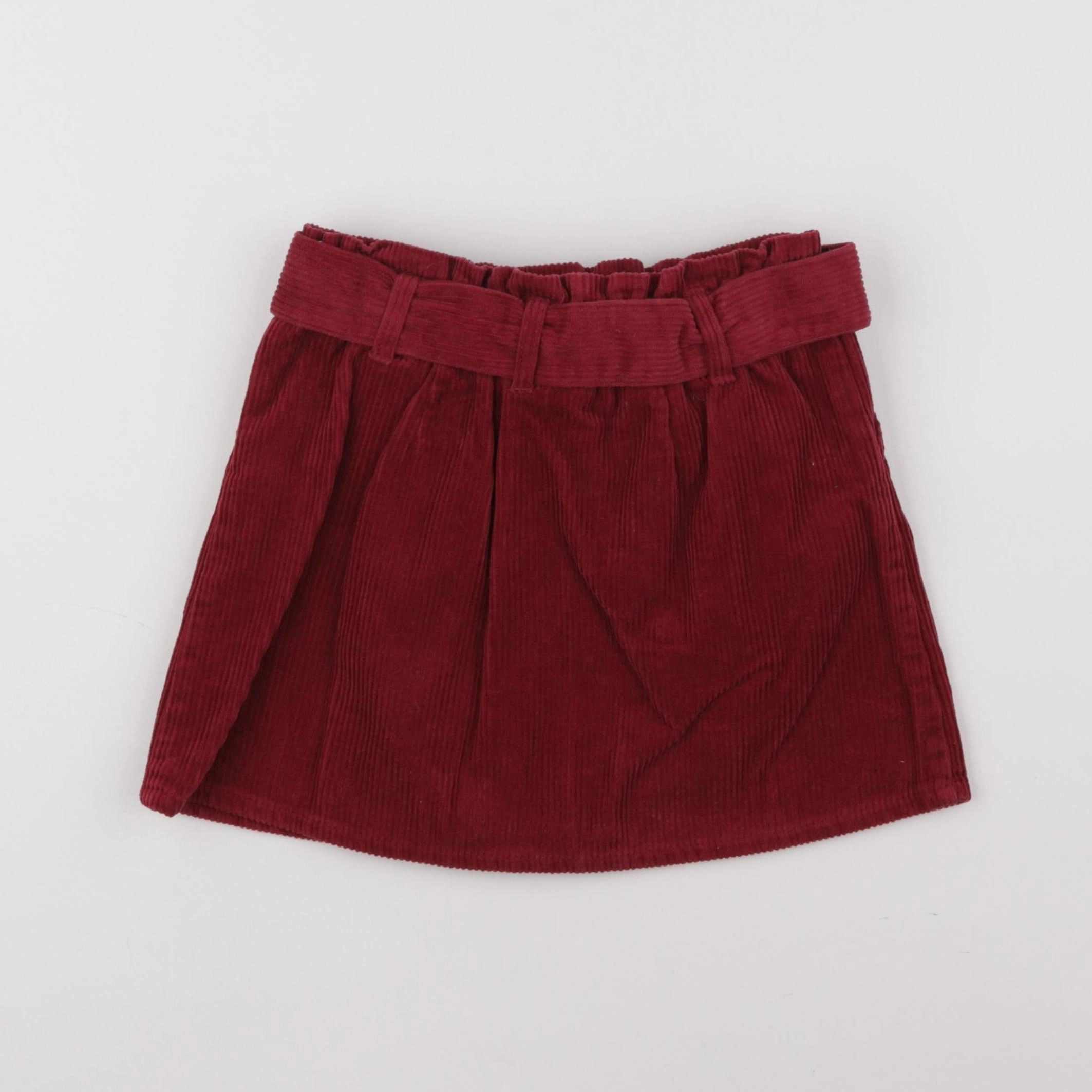 Vertbaudet - jupe rouge - 8 ans