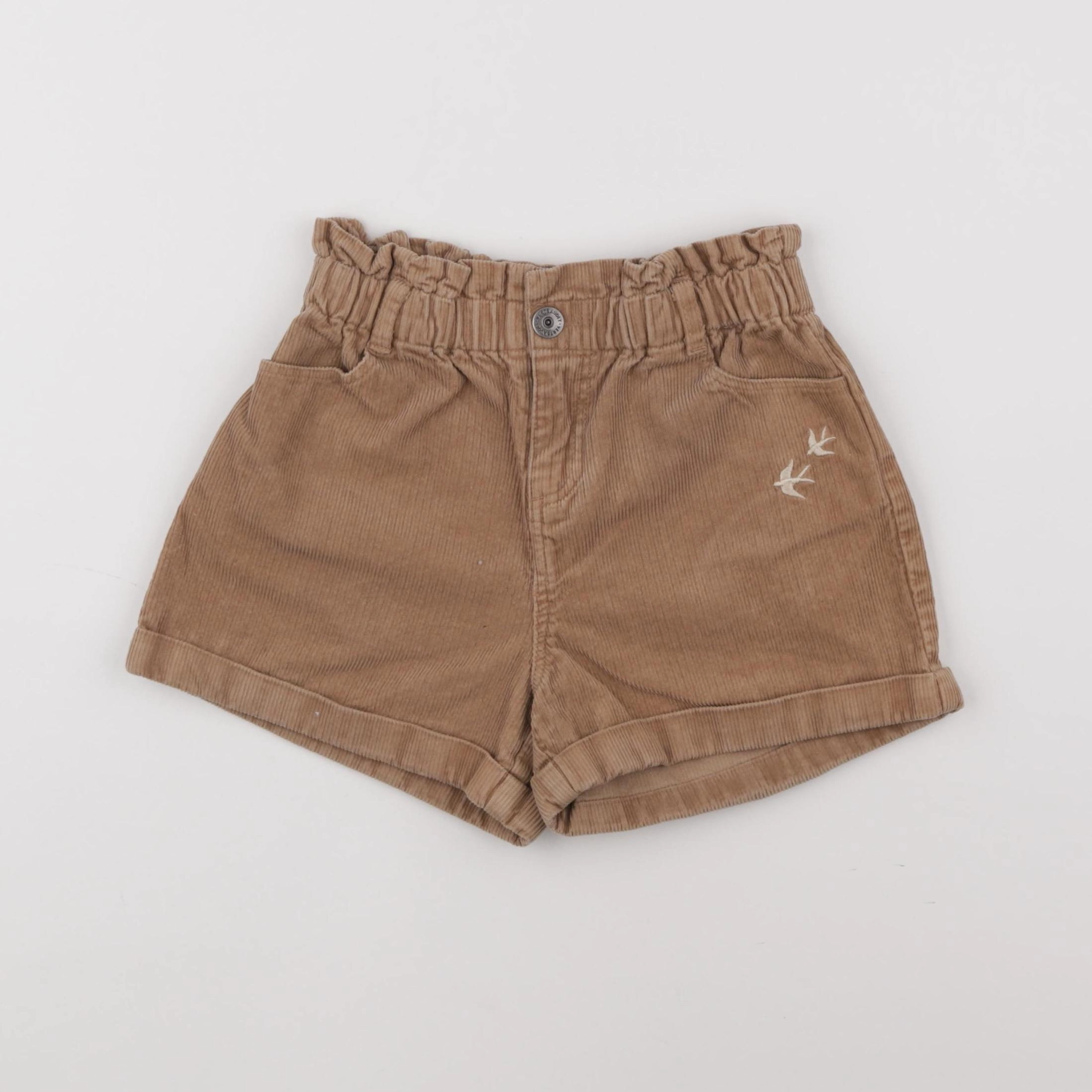 Vertbaudet - short marron - 8 ans