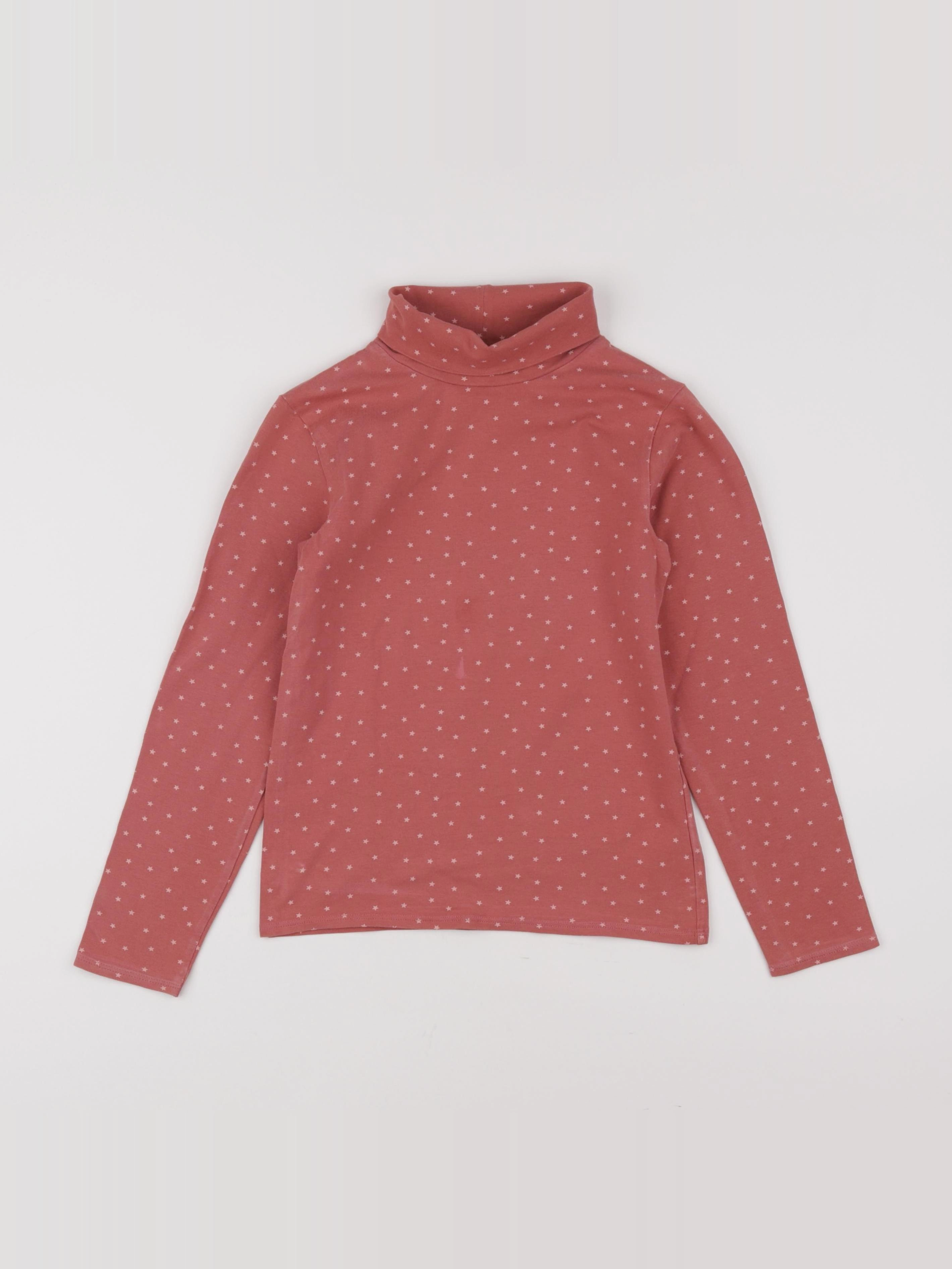 Vertbaudet - sous-pull rose - 8 ans