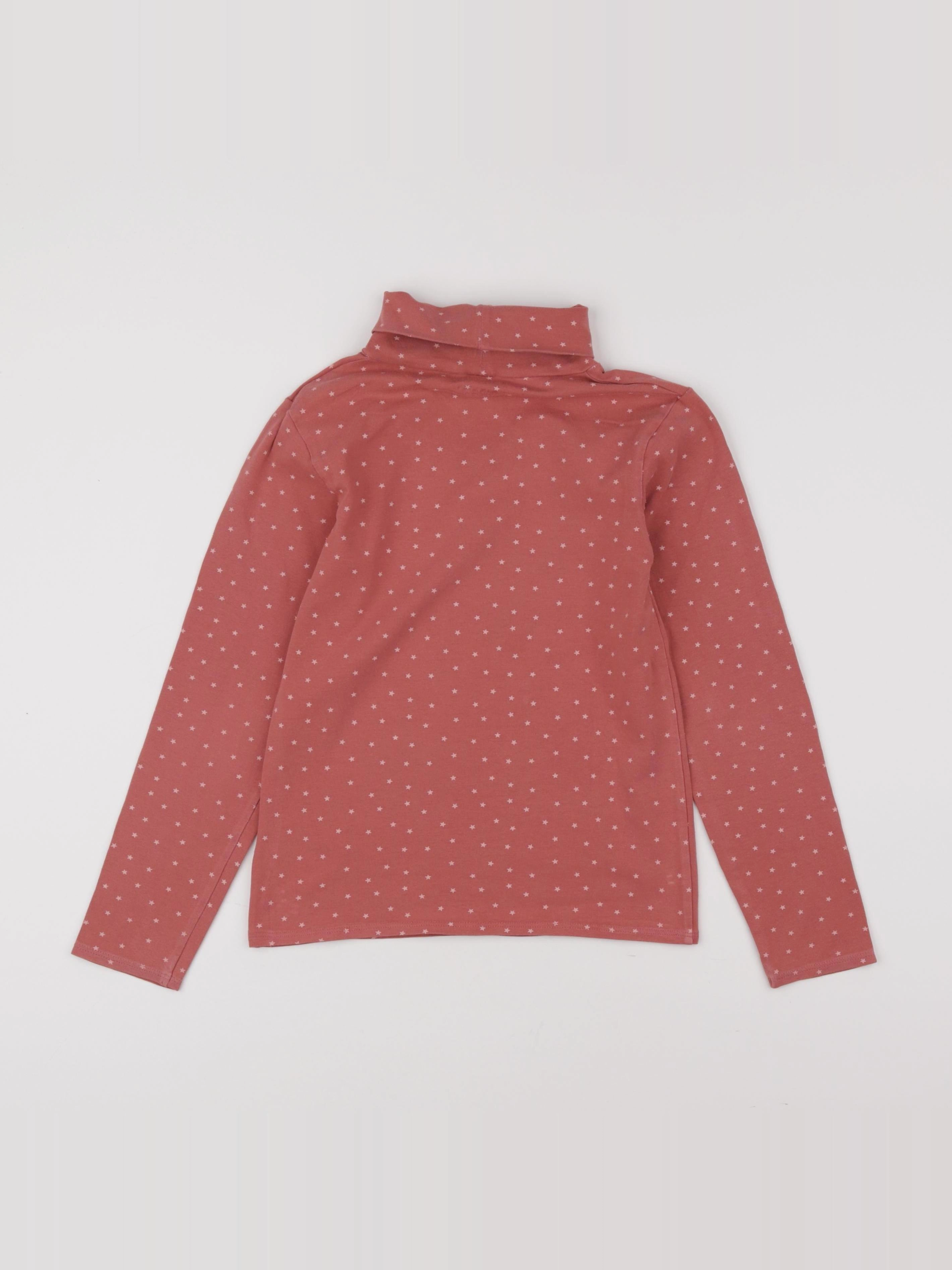 Vertbaudet - sous-pull rose - 8 ans