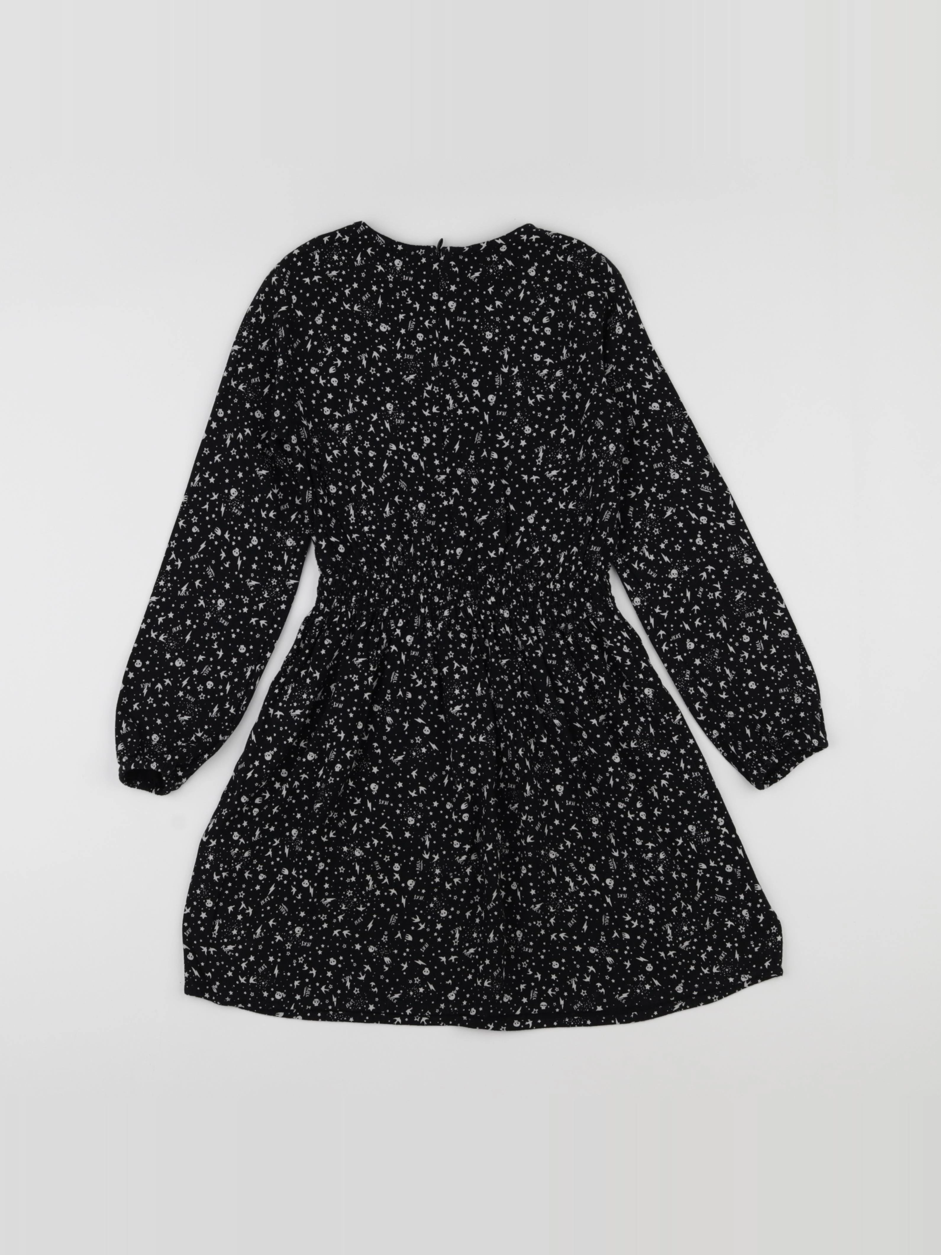 IKKS - robe noir - 8 ans