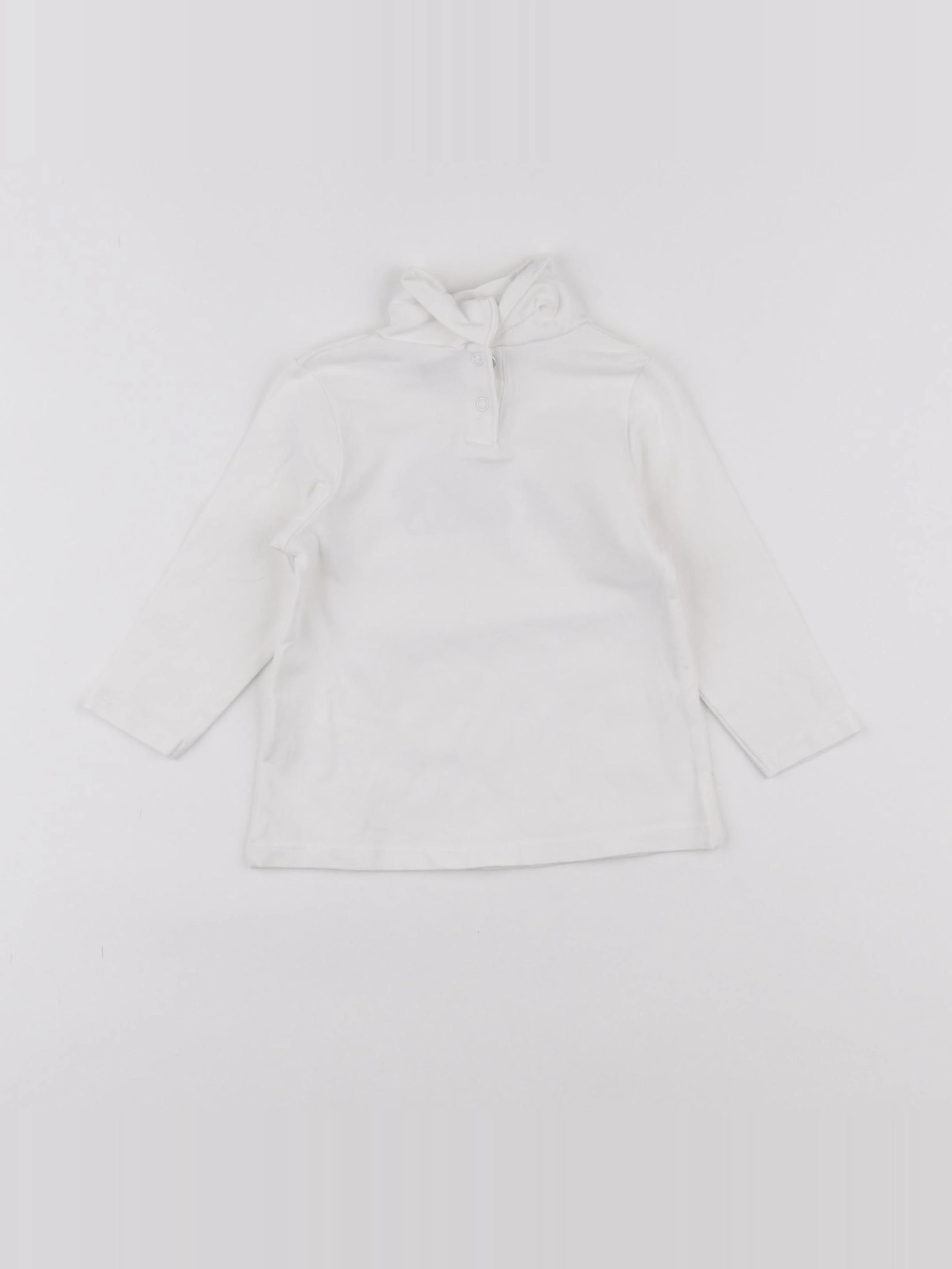Tape à l'oeil - sous-pull blanc - 9 mois
