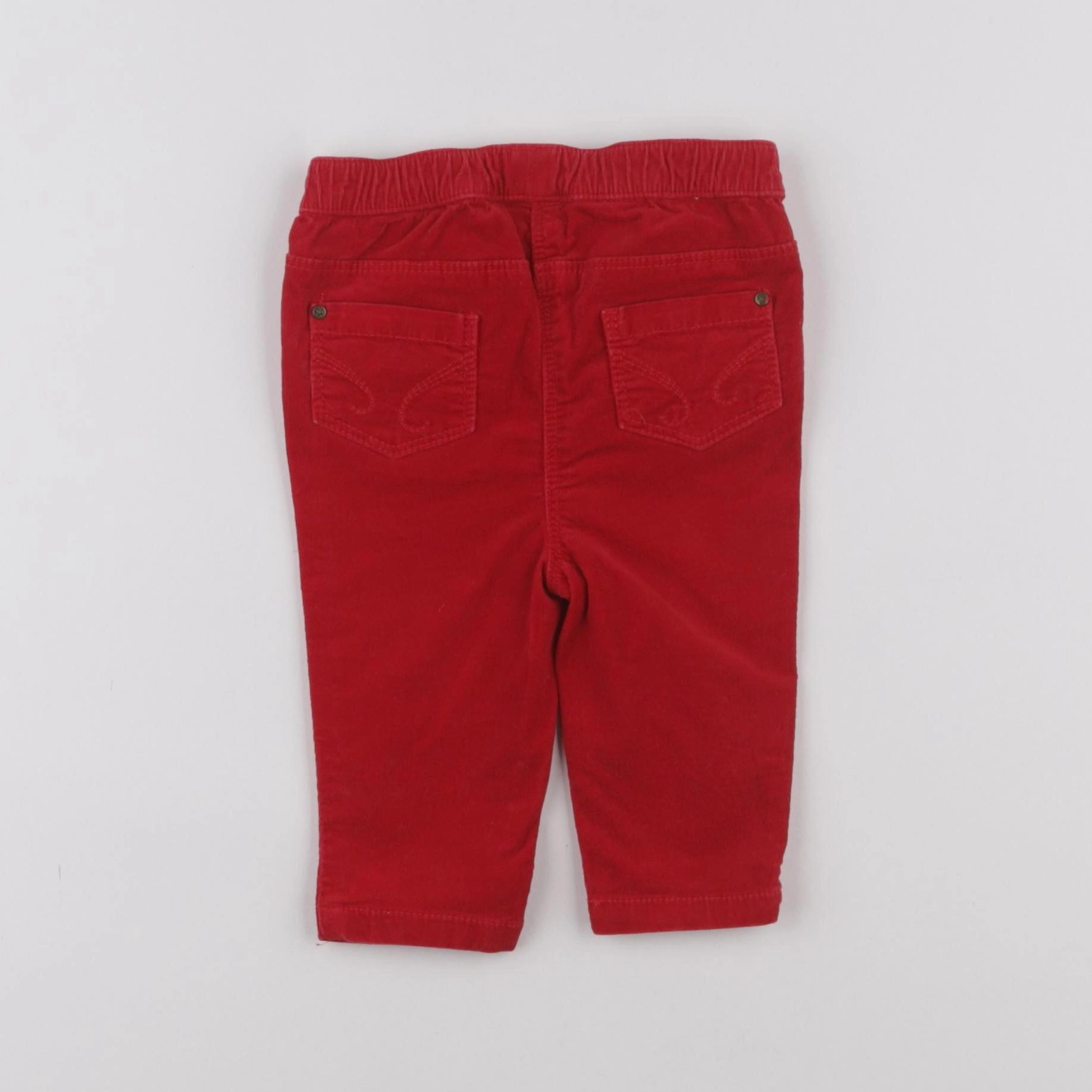 Cyrillus - pantalon rouge - 6 mois