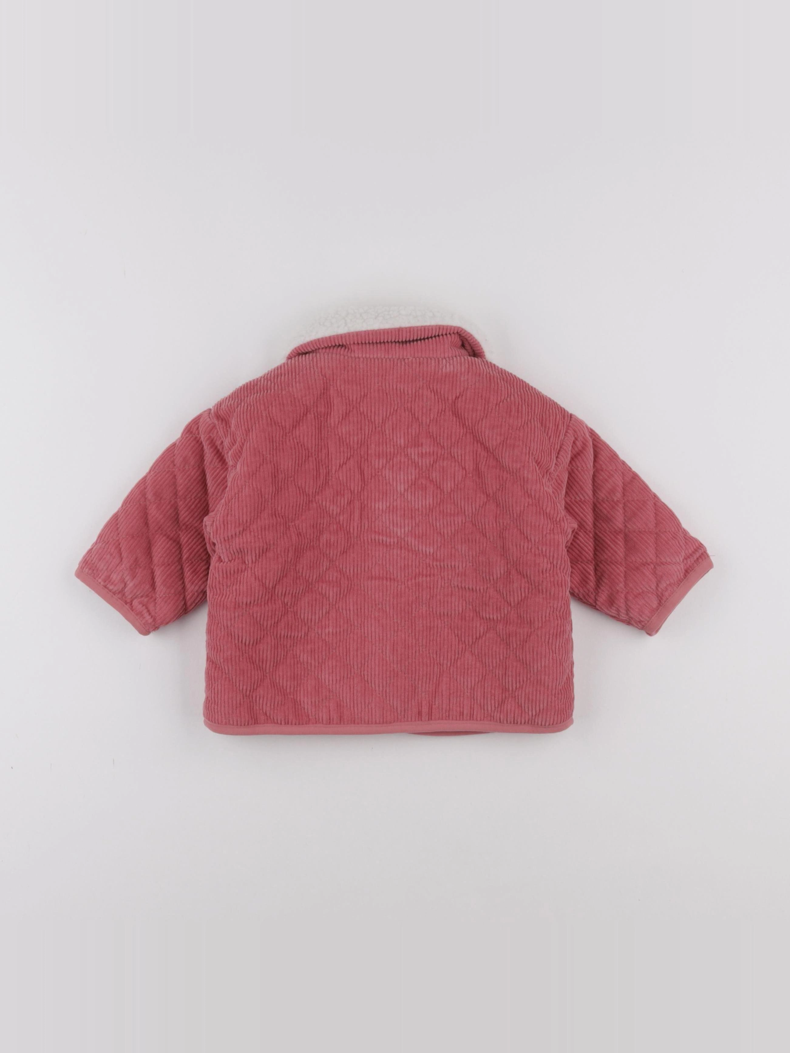 Vertbaudet - veste rose - 6 mois